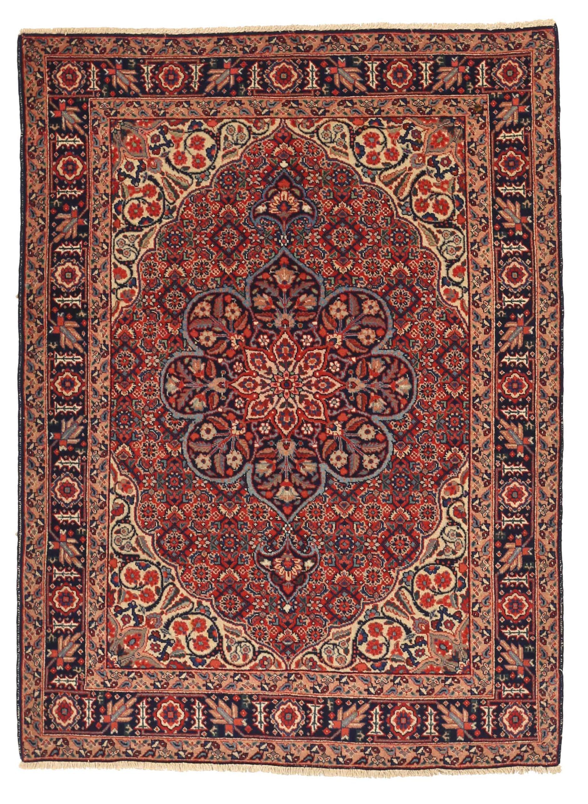 Thumbnail 5 for Vintage Persian Tabriz Traditional Rug 10329