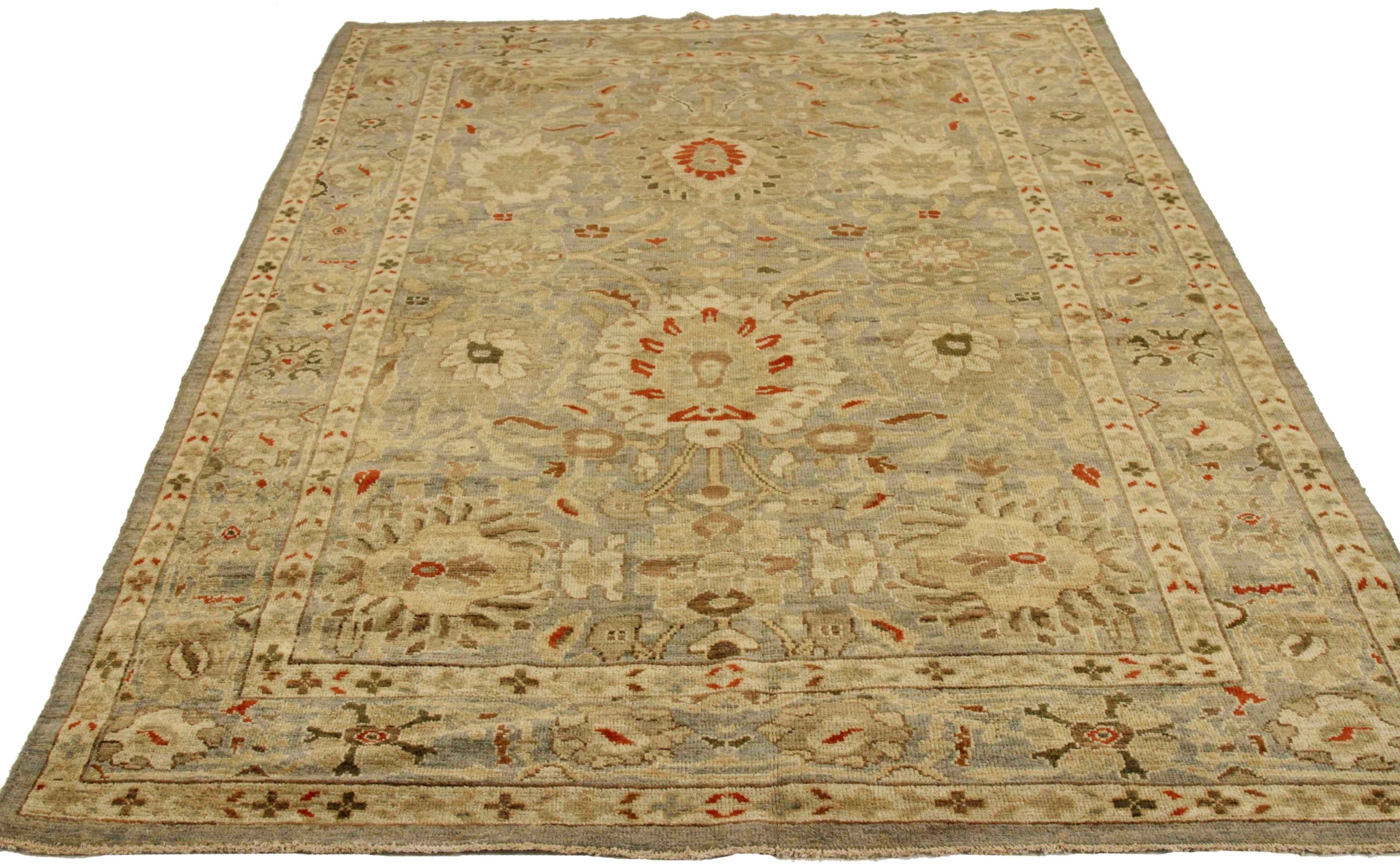 Thumbnail 13 for Turkey Sultanabad Transitional Rug 53439
