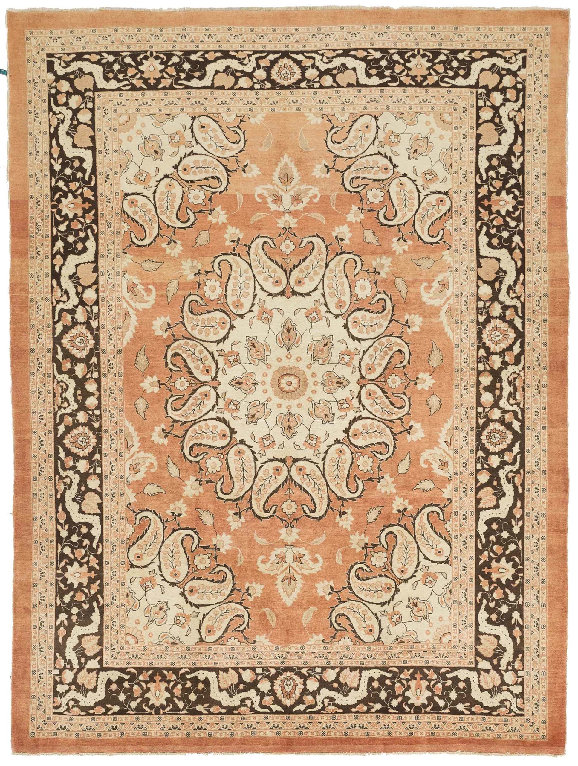 Thumbnail 11 for Antique Persian Tabriz Traditional Rug 10371