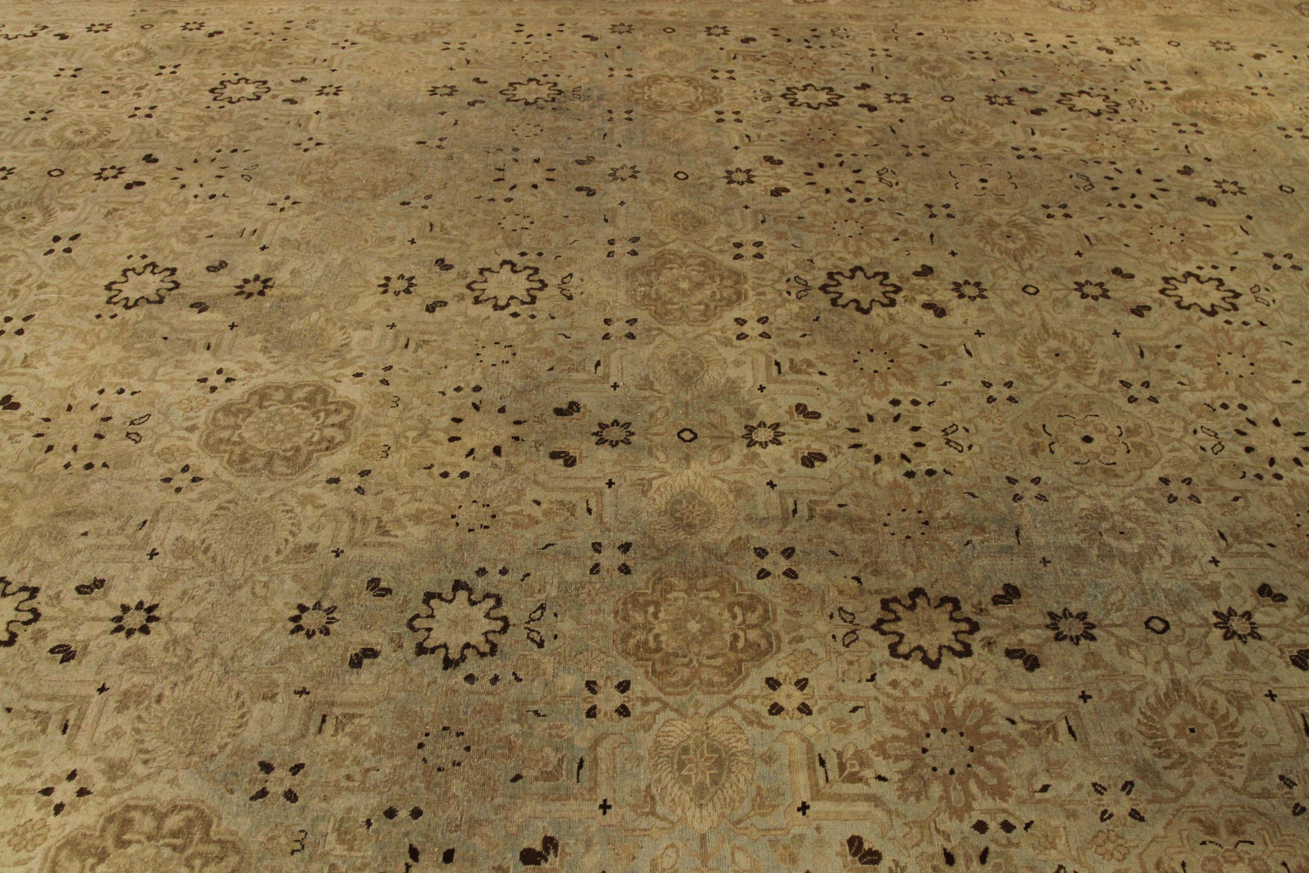 Thumbnail 4 for Antique Persian Tabriz Transitional Rug 53571