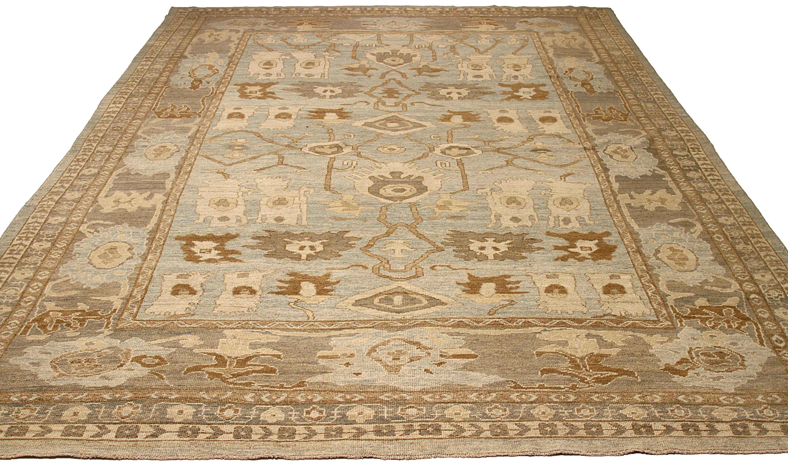 Thumbnail 15 for Turkey Oushak Transitional Rug 53580