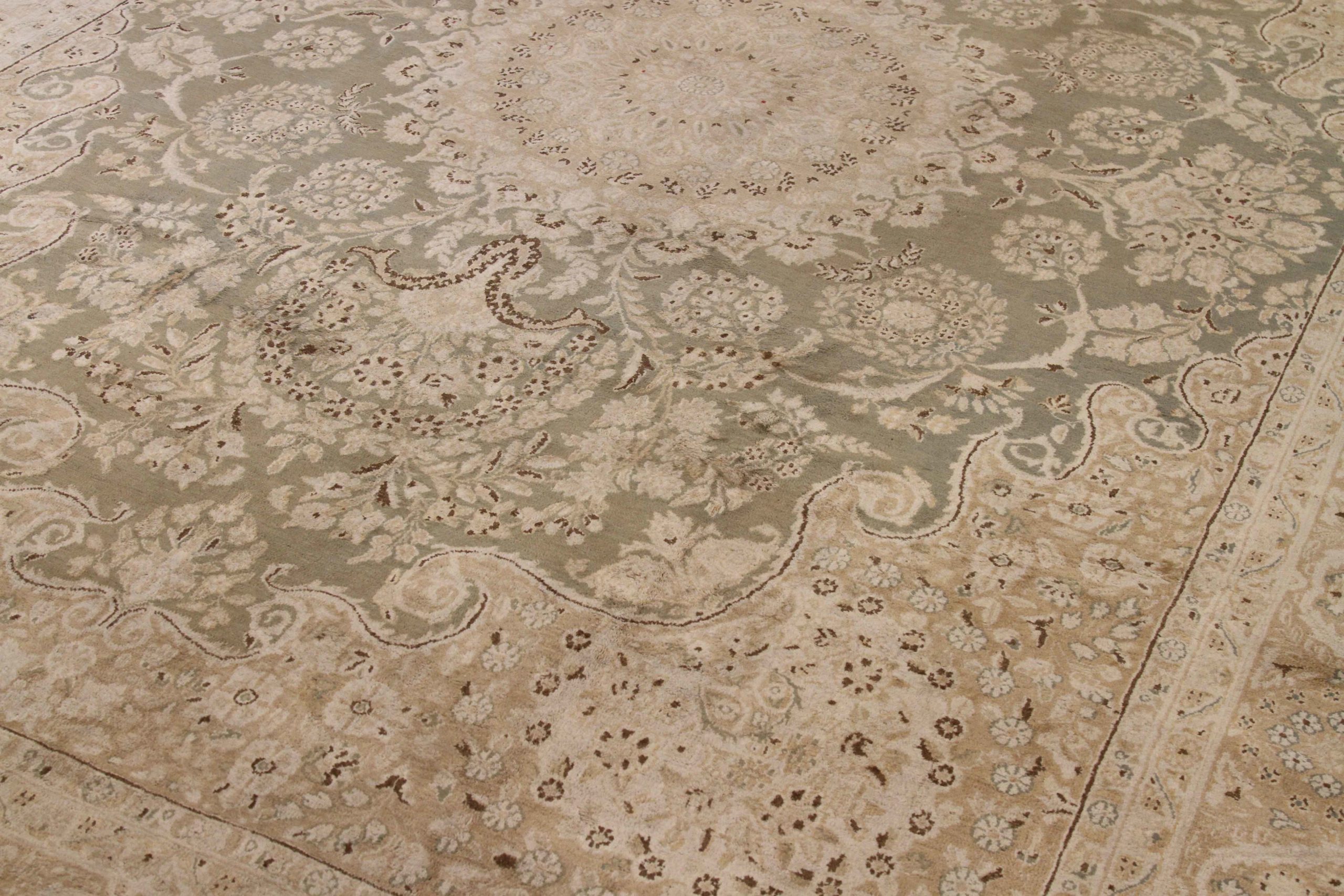 Thumbnail 6 for Antique Persian Kerman Transitional Rug 53657