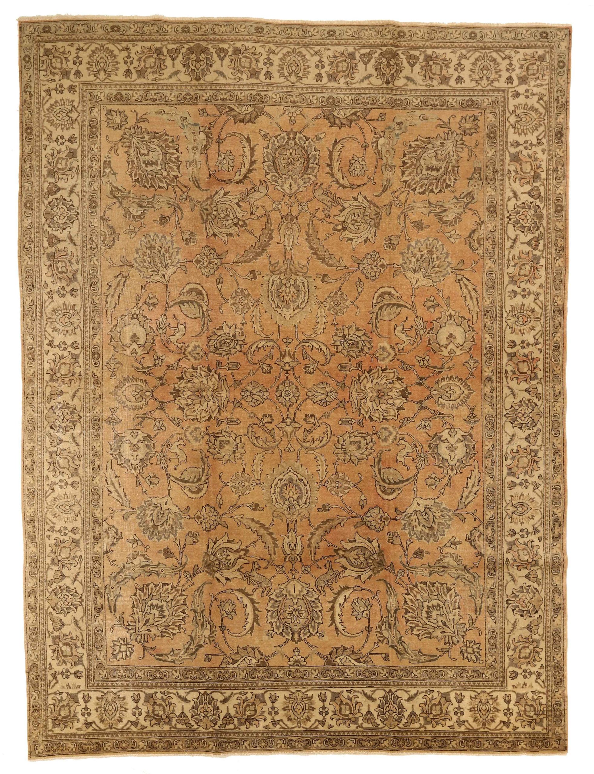 Thumbnail 4 for Antique Persian Tabriz Transitional Rug 53658