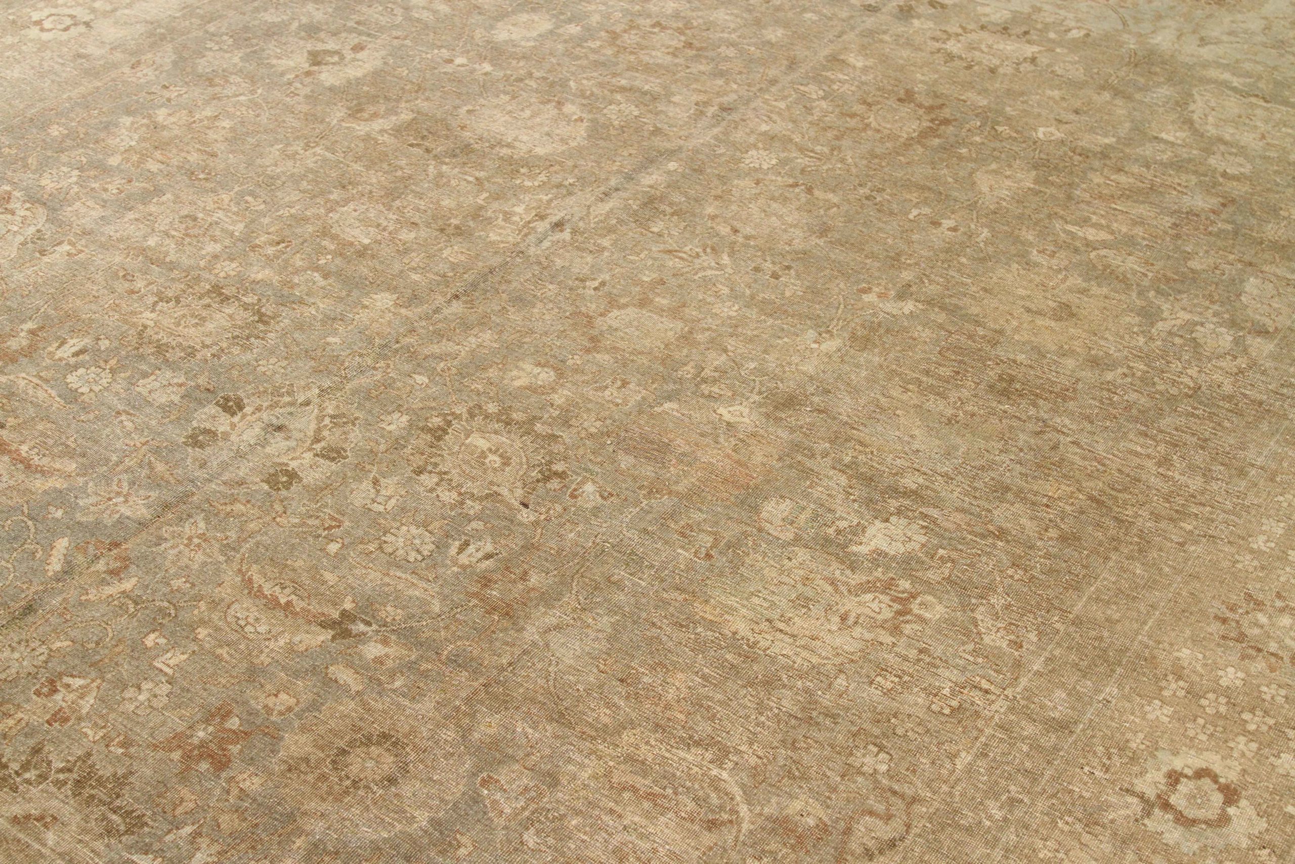 Thumbnail 4 for Antique Persian Tabriz Transitional Rug 53694