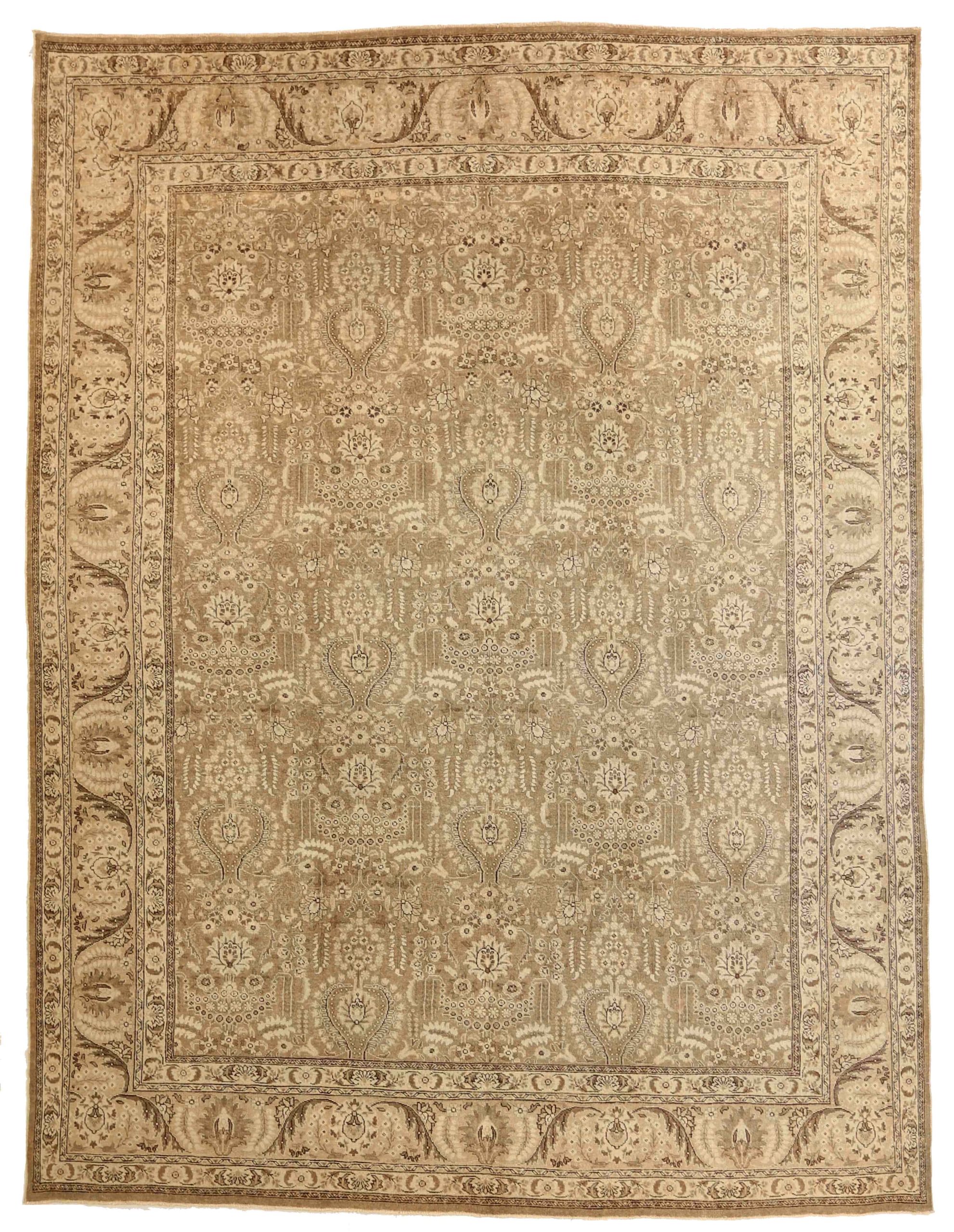 Thumbnail 5 for Antique Persian Tabriz Transitional Rug 53696