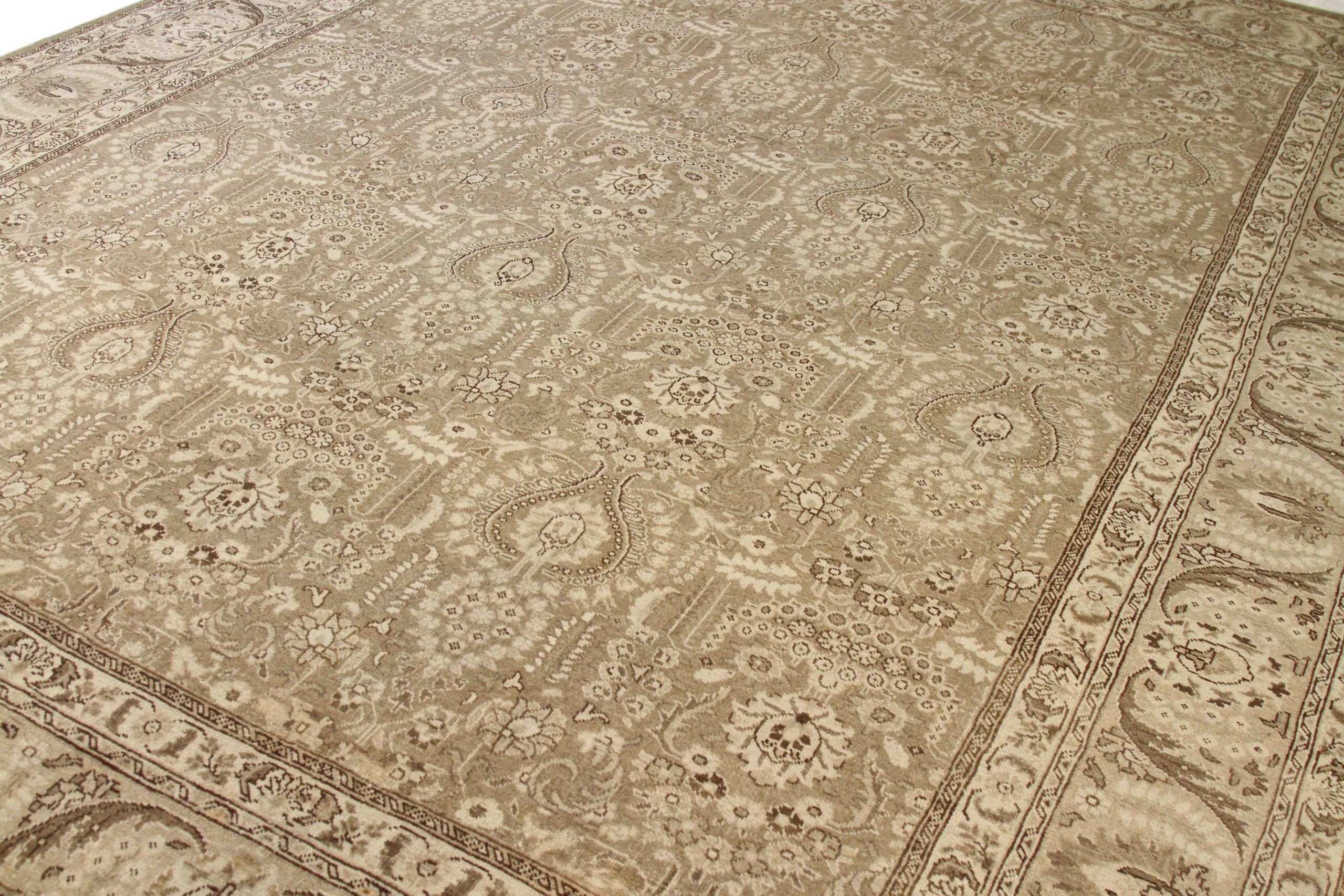 Thumbnail 7 for Antique Persian Tabriz Transitional Rug 53696