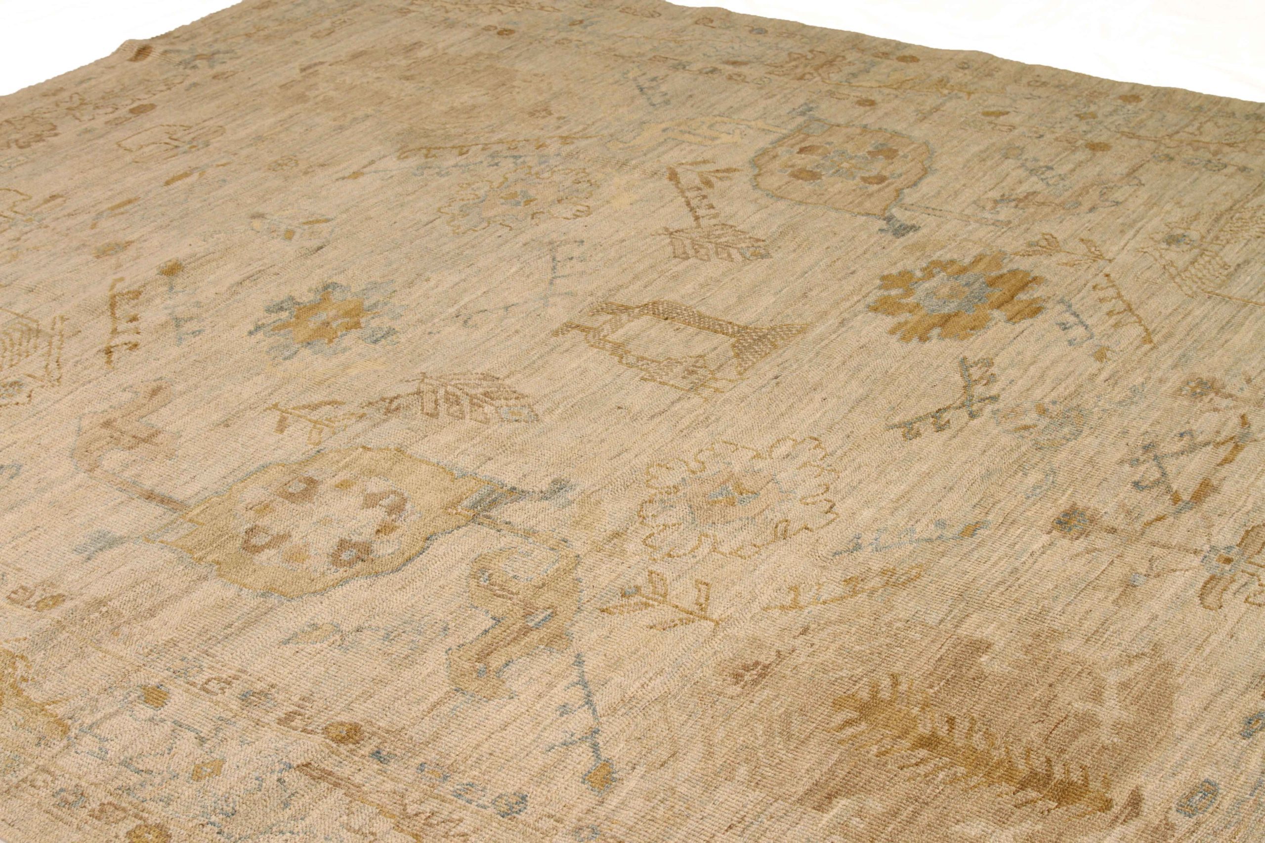 Thumbnail 8 for Persian Oushak Transitional Rug 53903