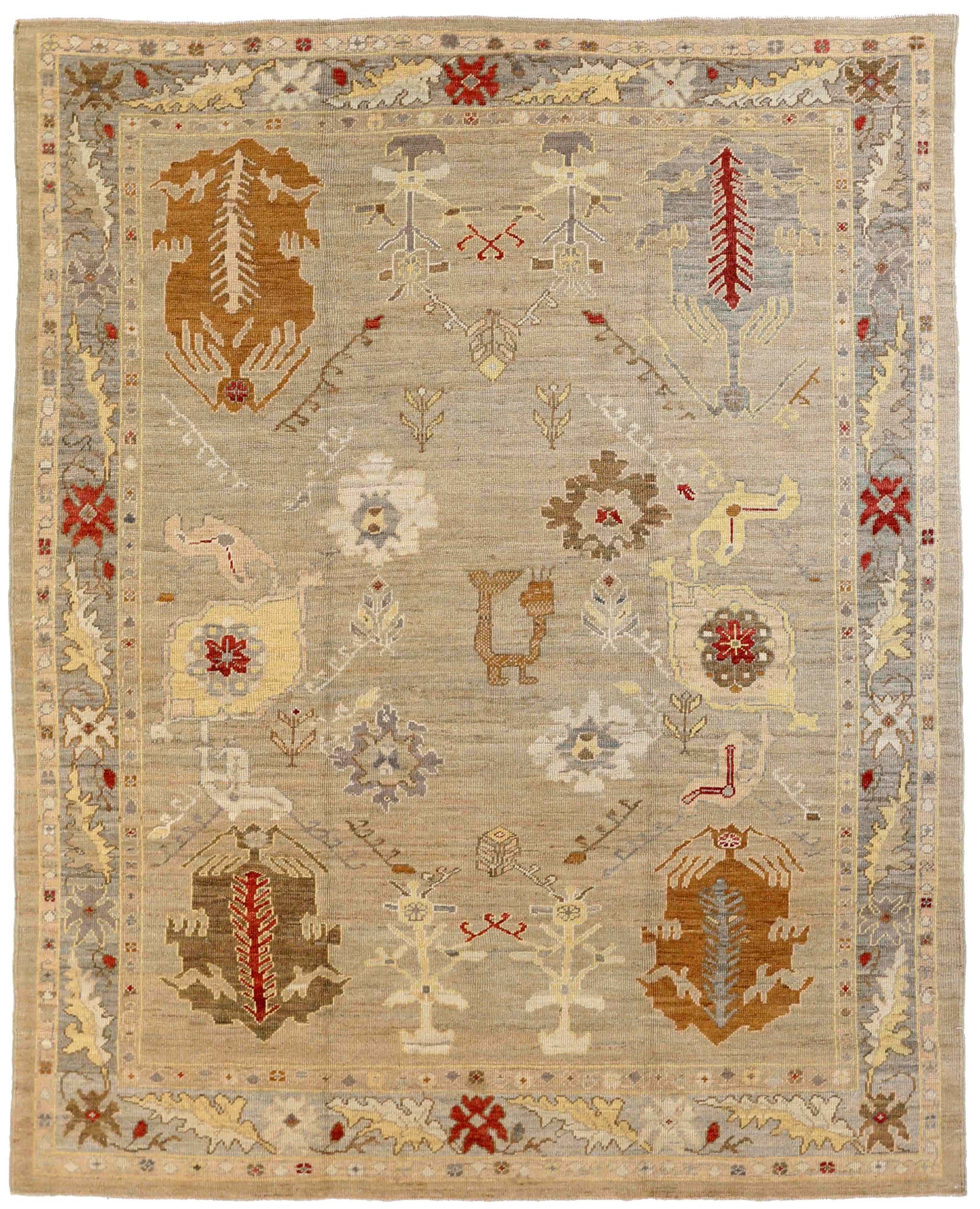 Thumbnail 3 for Persian Oushak Transitional Rug 53908