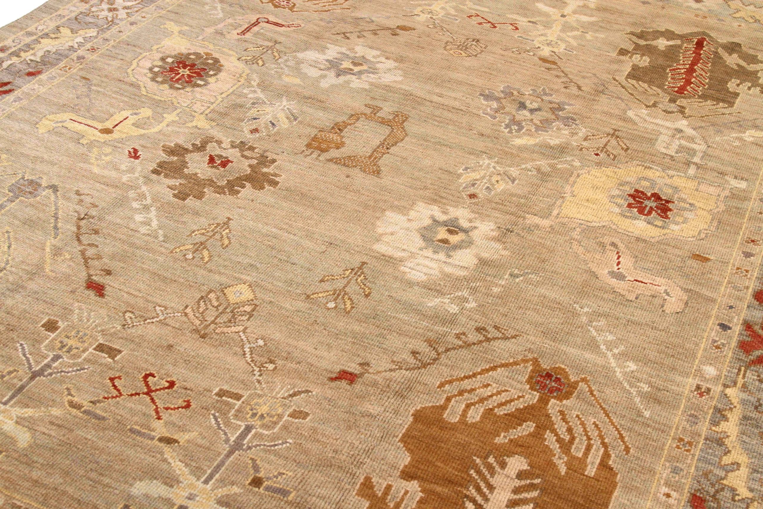Thumbnail 5 for Persian Oushak Transitional Rug 53908