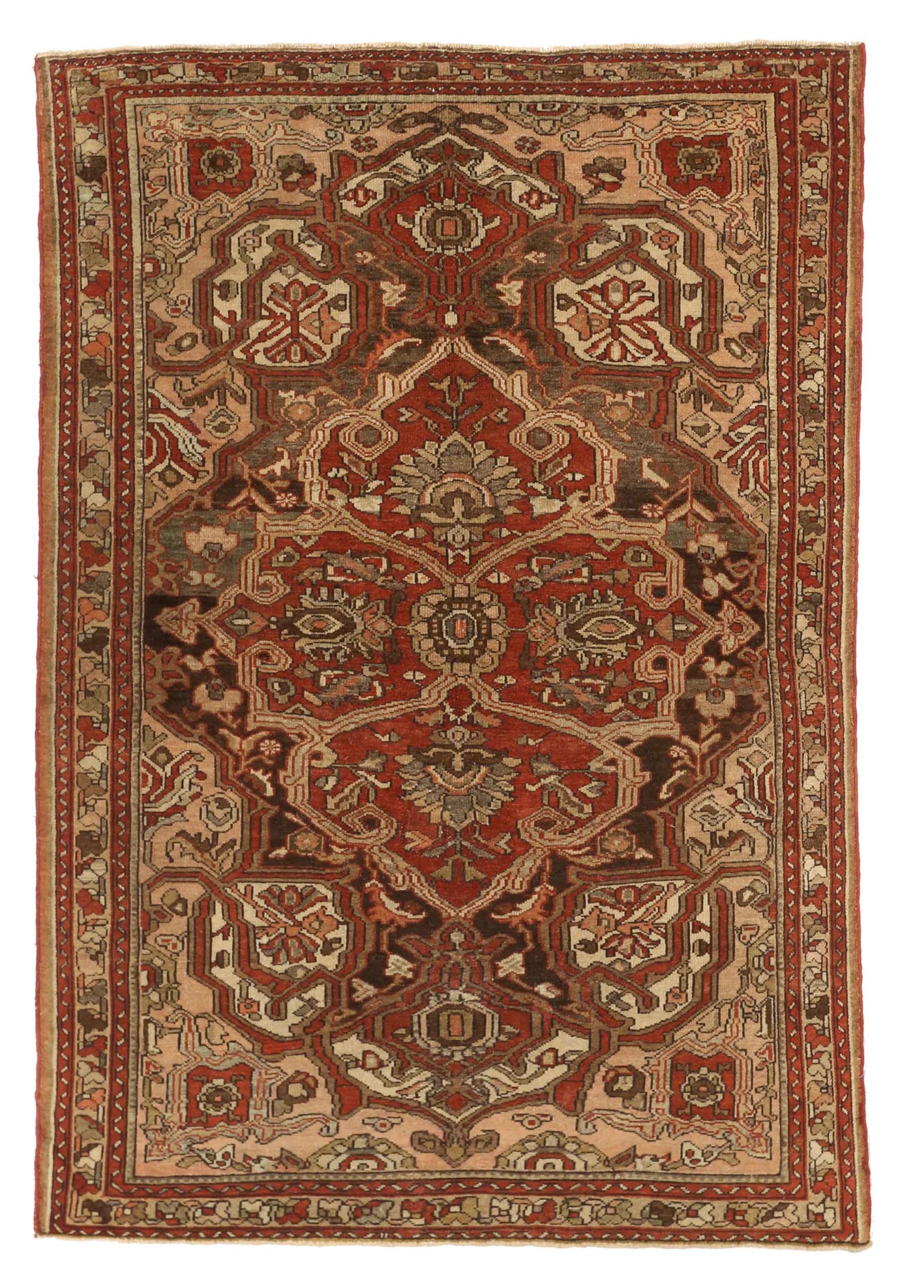 Thumbnail 5 for Antique Persian Bakhtiar Traditional Rug 53972