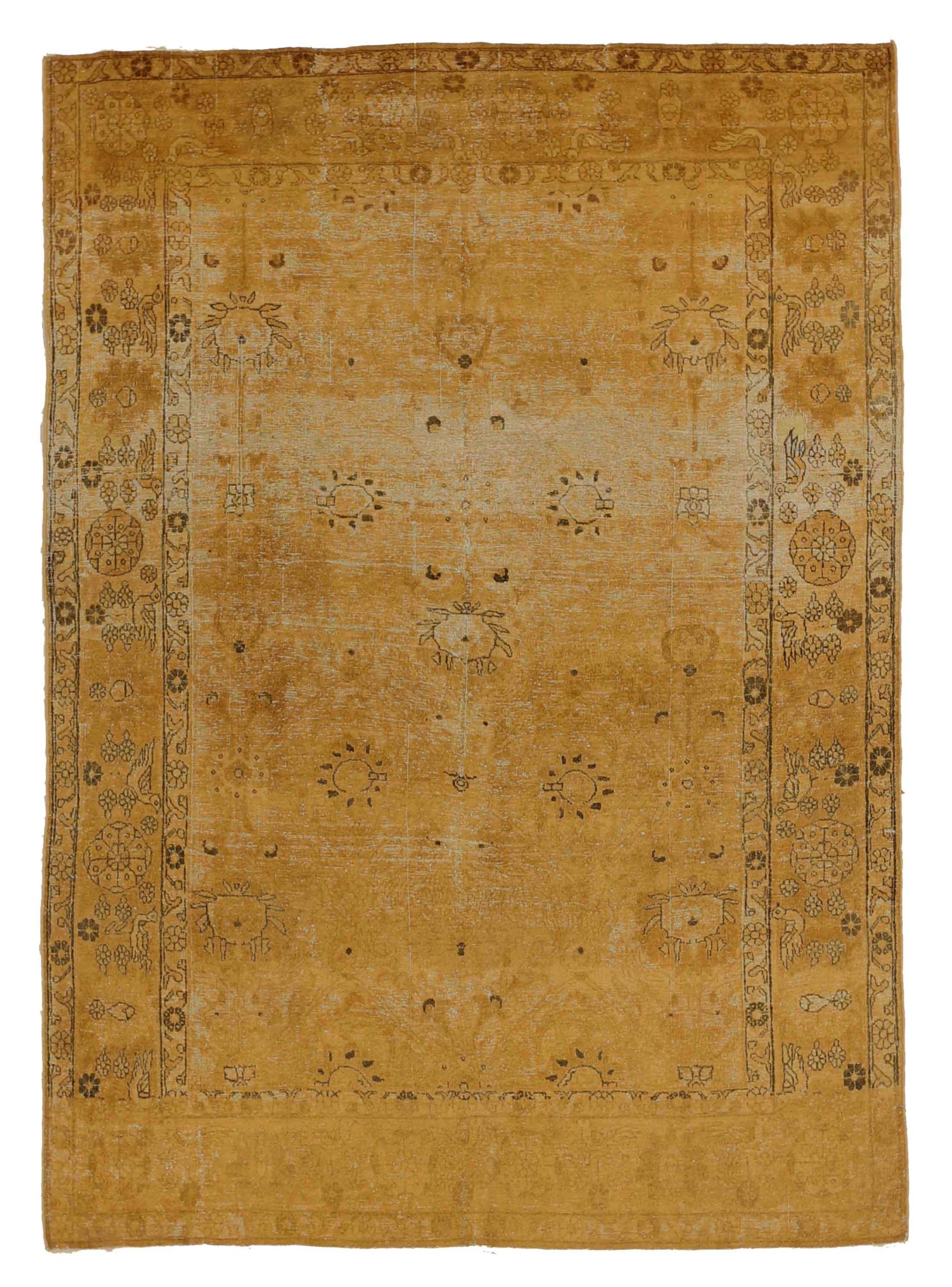 Thumbnail 2 for Antique Persian Tabriz Transitional Rug 53976