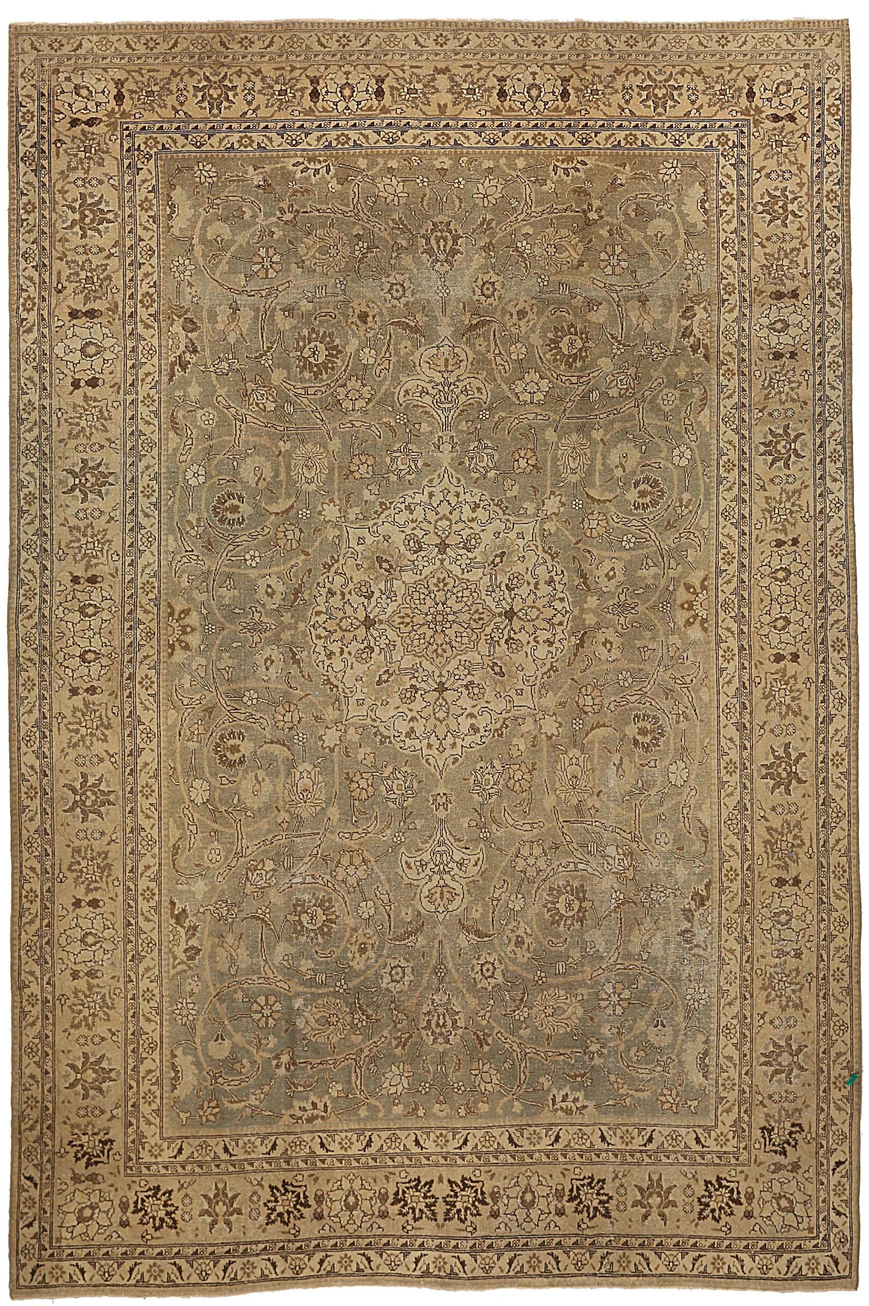 Thumbnail 4 for Antique Persian Tabriz Transitional Rug 54102