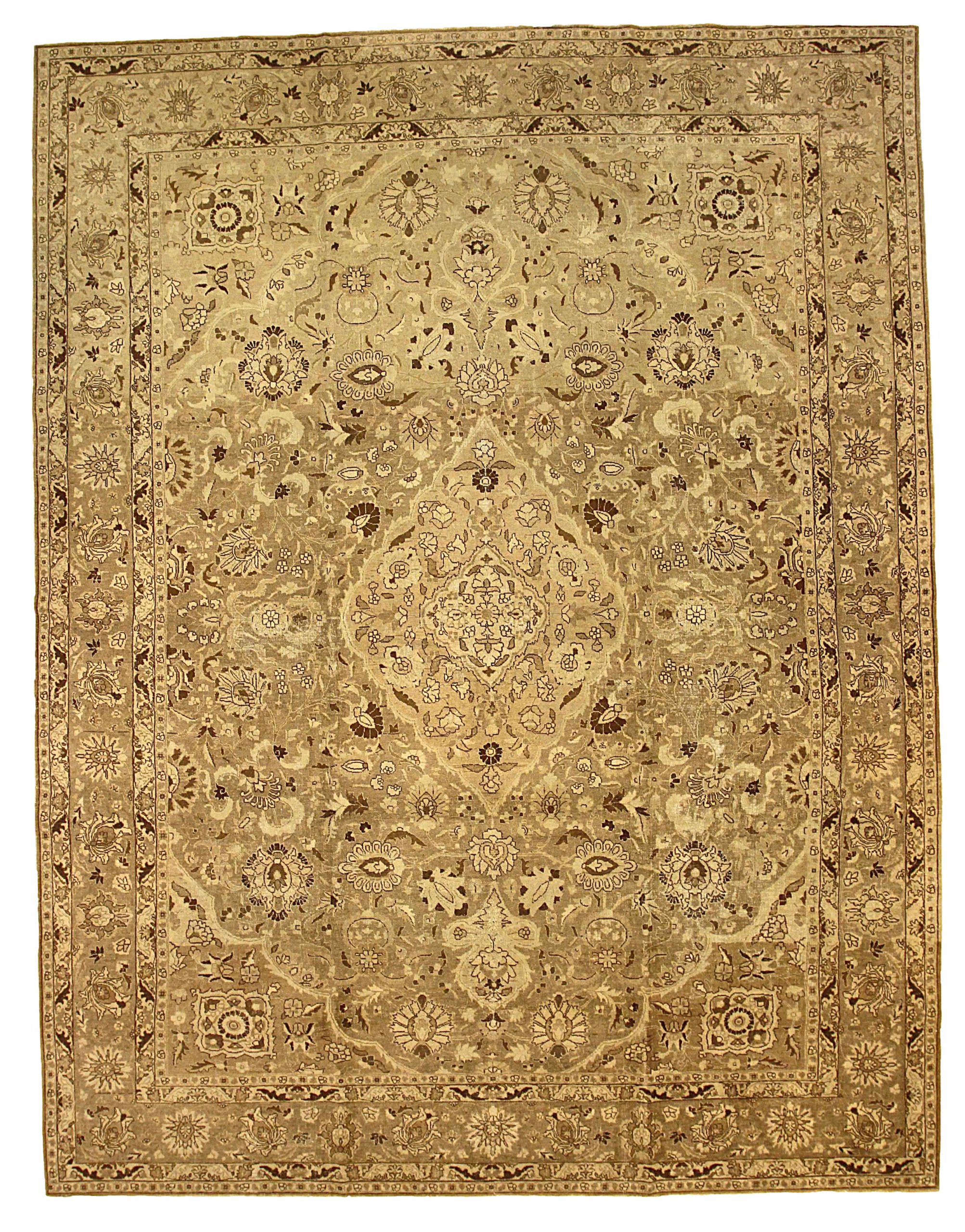 Thumbnail 6 for Antique Persian Tabriz Transitional Rug 54134