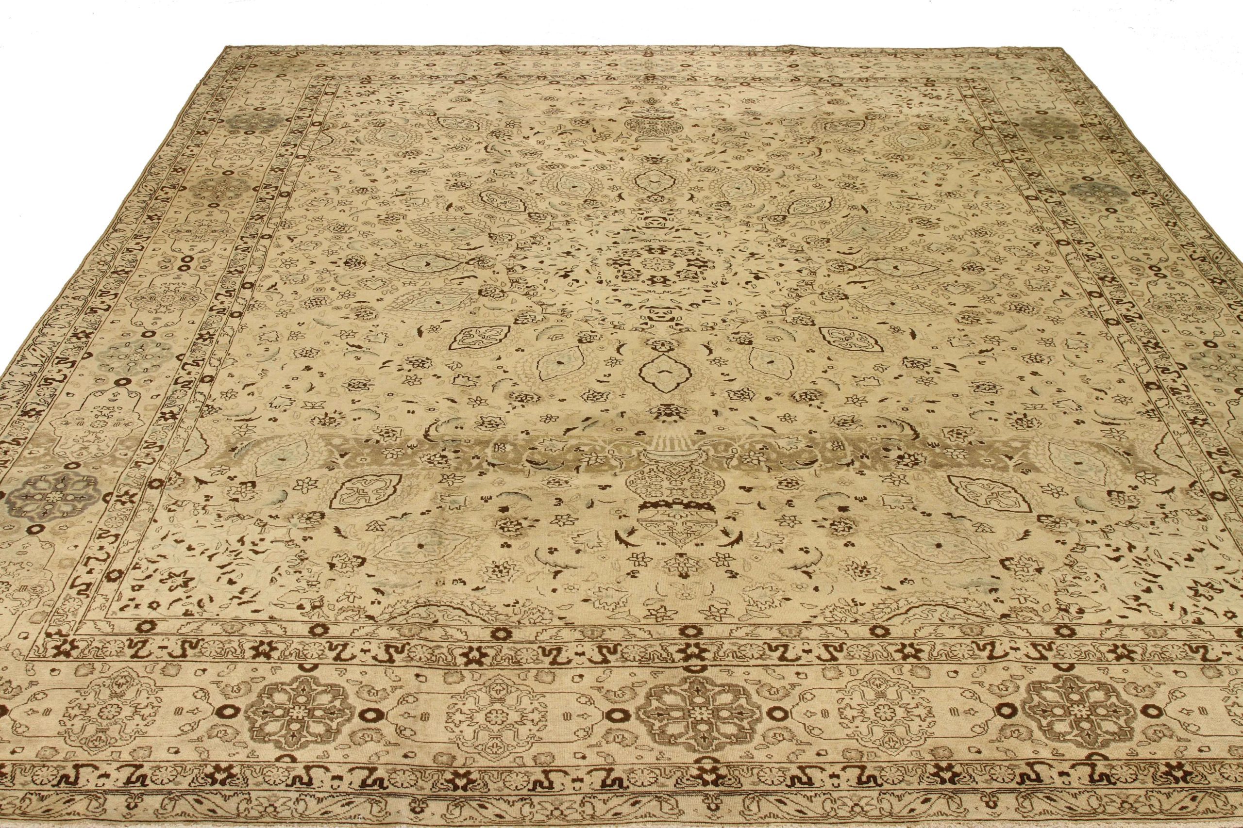 Thumbnail 5 for Antique Persian Tabriz Transitional Rug 54142