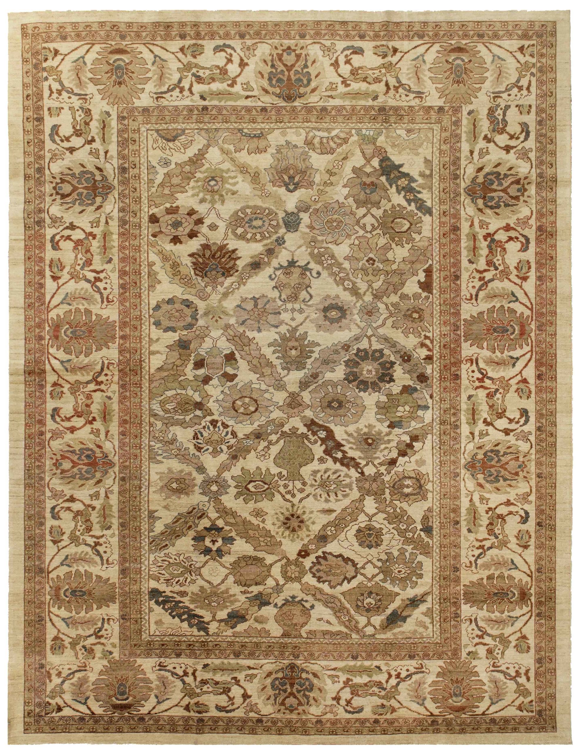 Thumbnail 4 for Persian Sultanabad Transitional Rug 56001