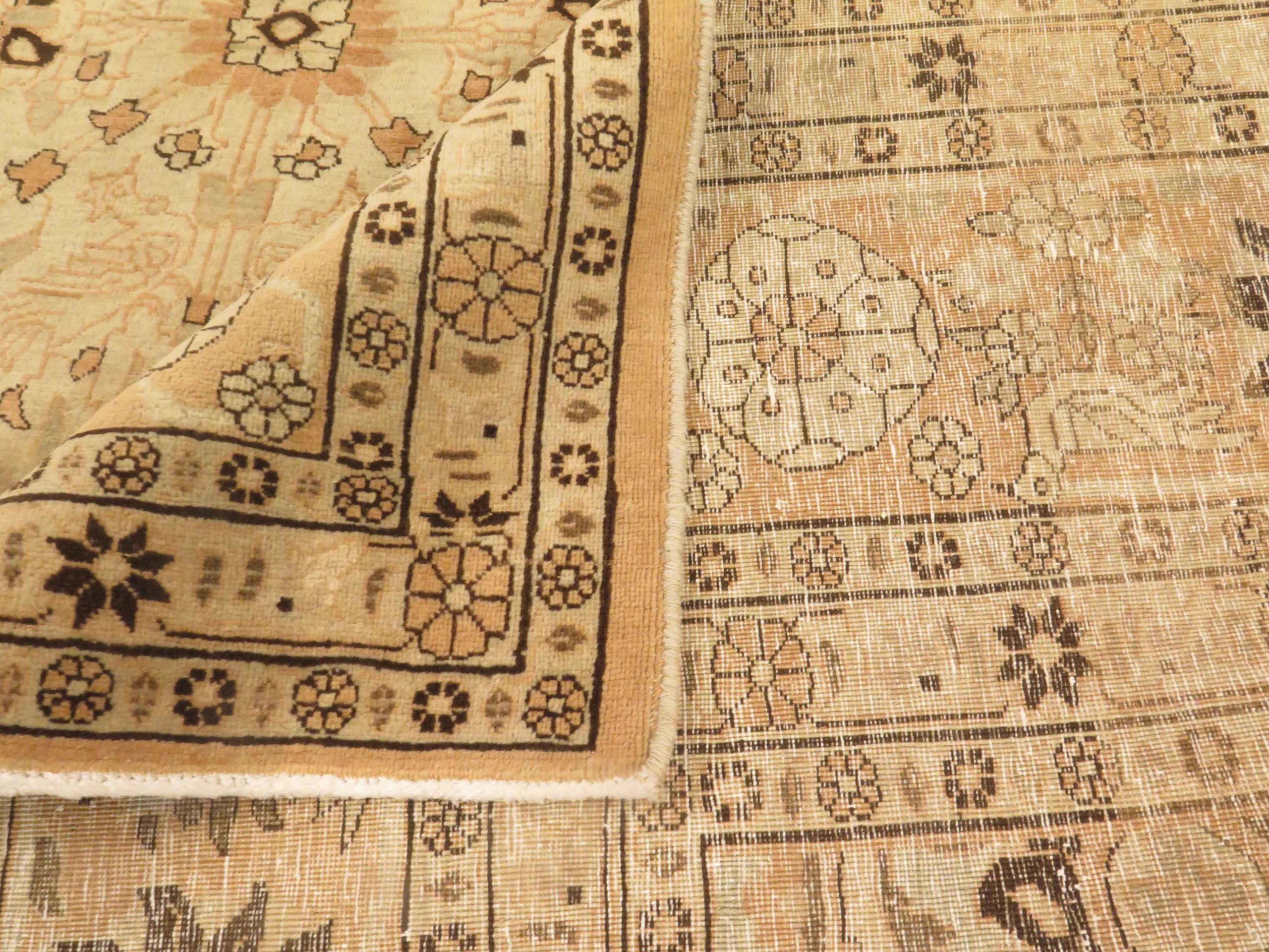 Thumbnail 6 for Antique Persian Varamin Transitional Rug 65005