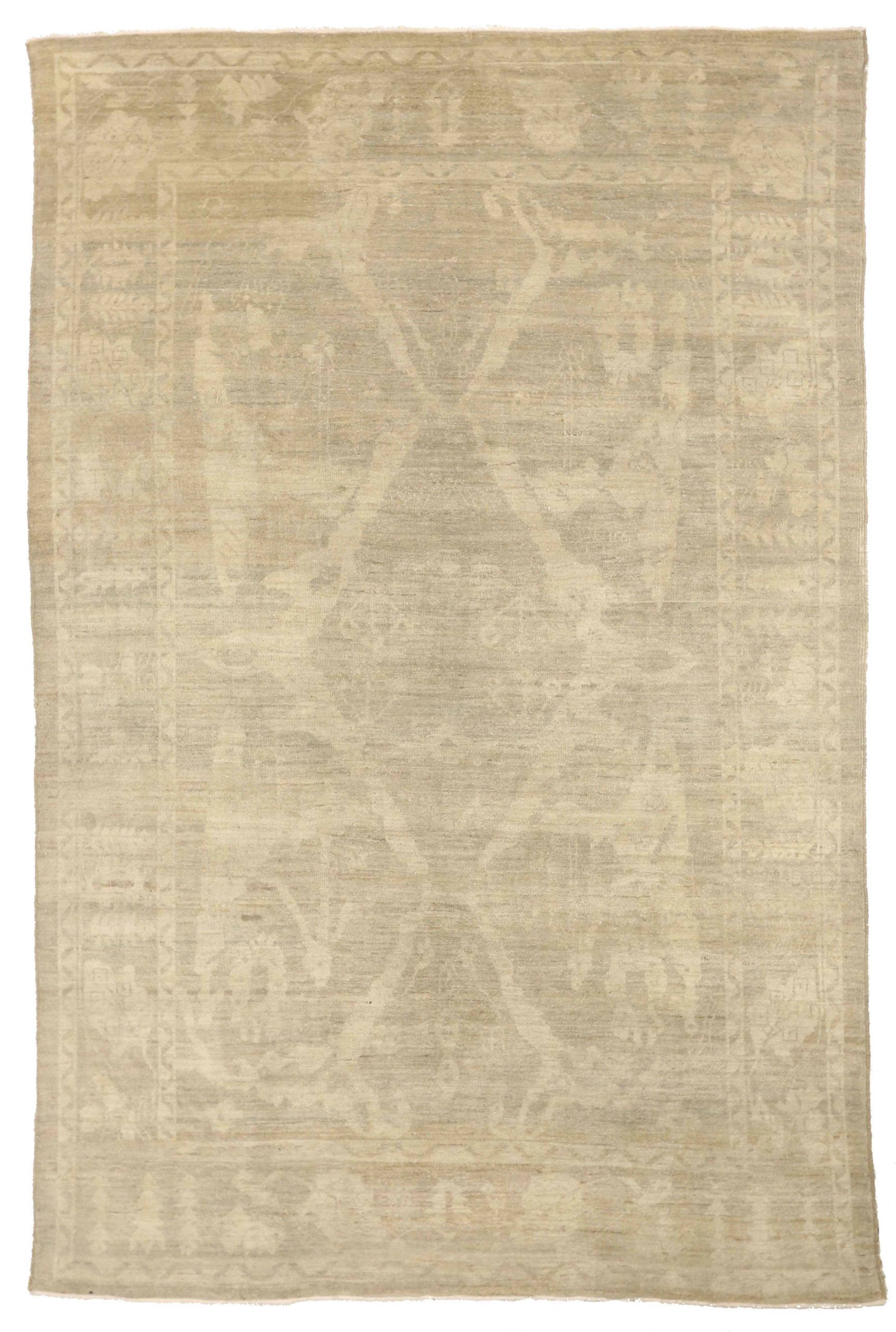 Thumbnail 8 for Persian Sultanabad Transitional Rug 65799
