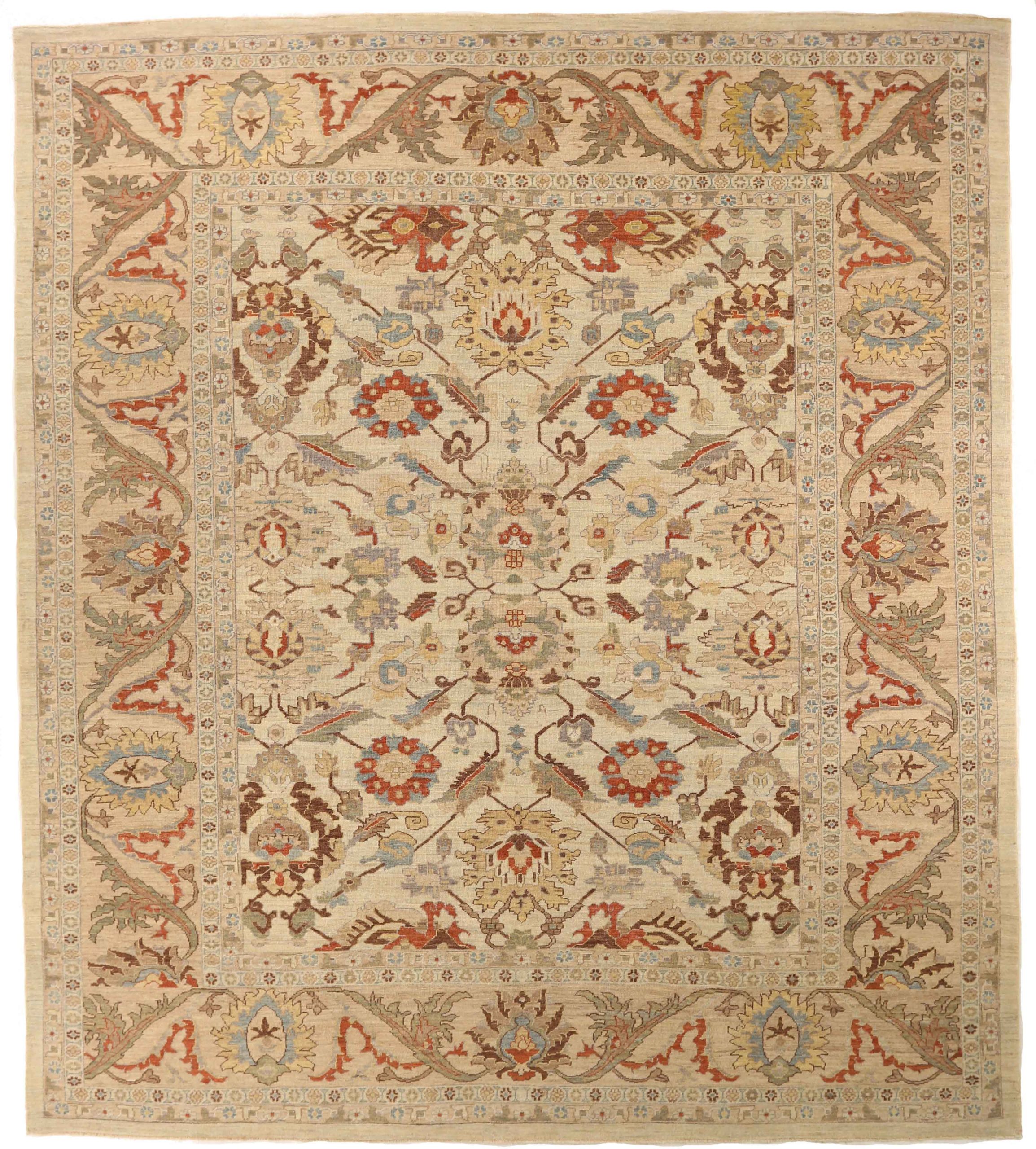 Thumbnail 2 for Persian Sultanabad Traditional Rug 66090