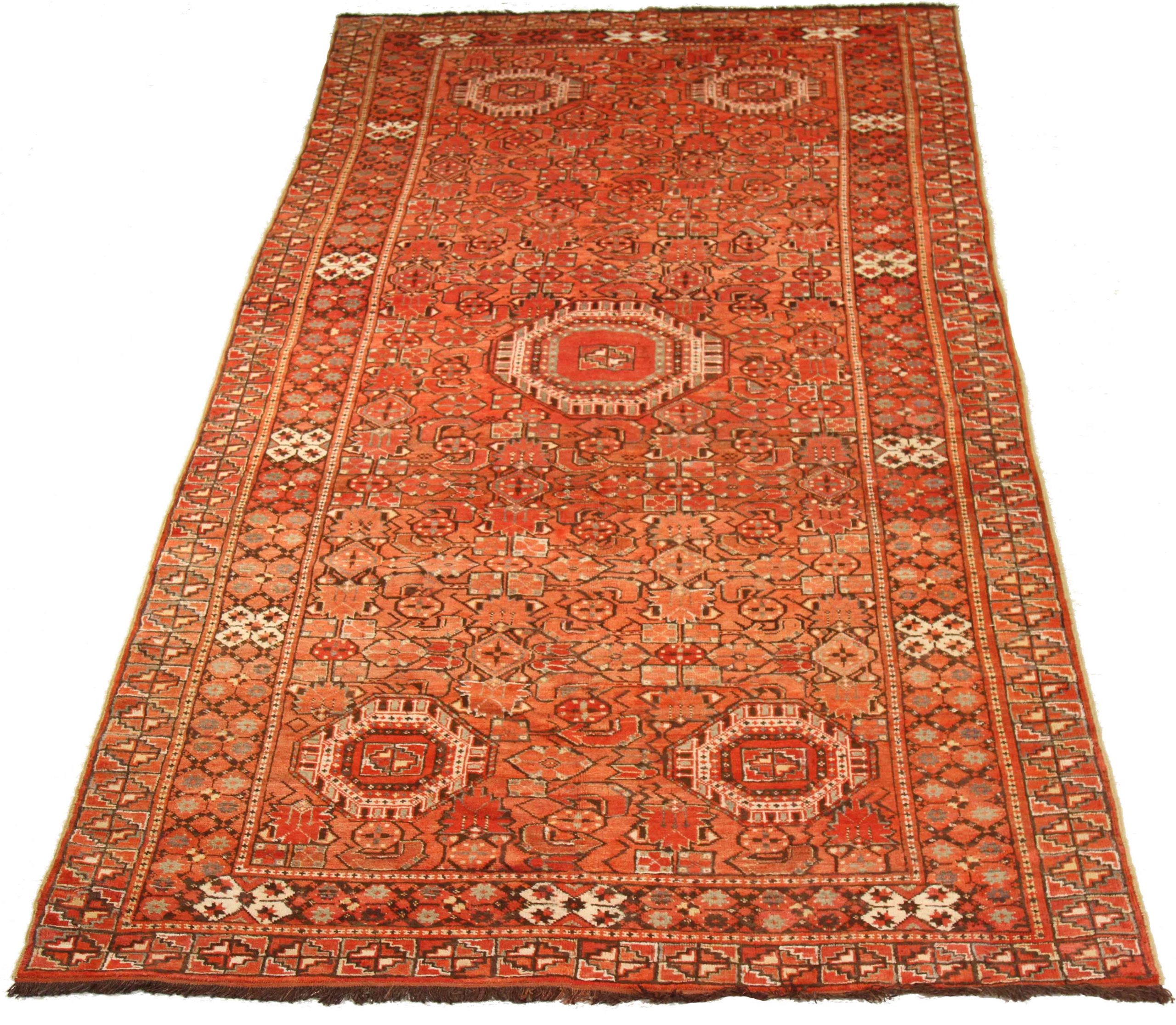 Thumbnail 8 for Antique Afghanistan Afghan Traditional Rug 66305