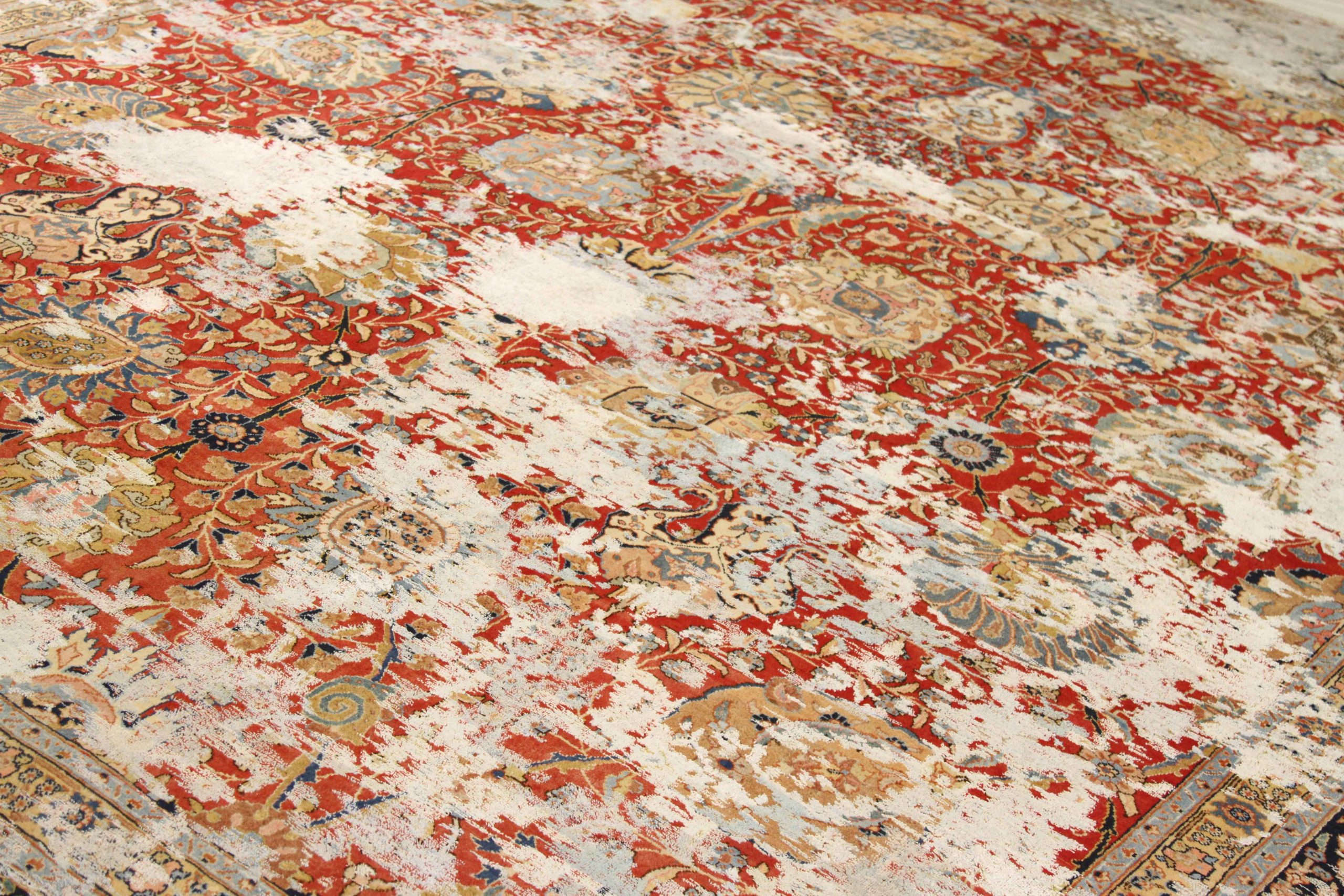 Thumbnail 15 for Antique Persian Tabriz Transitional Rug 66780