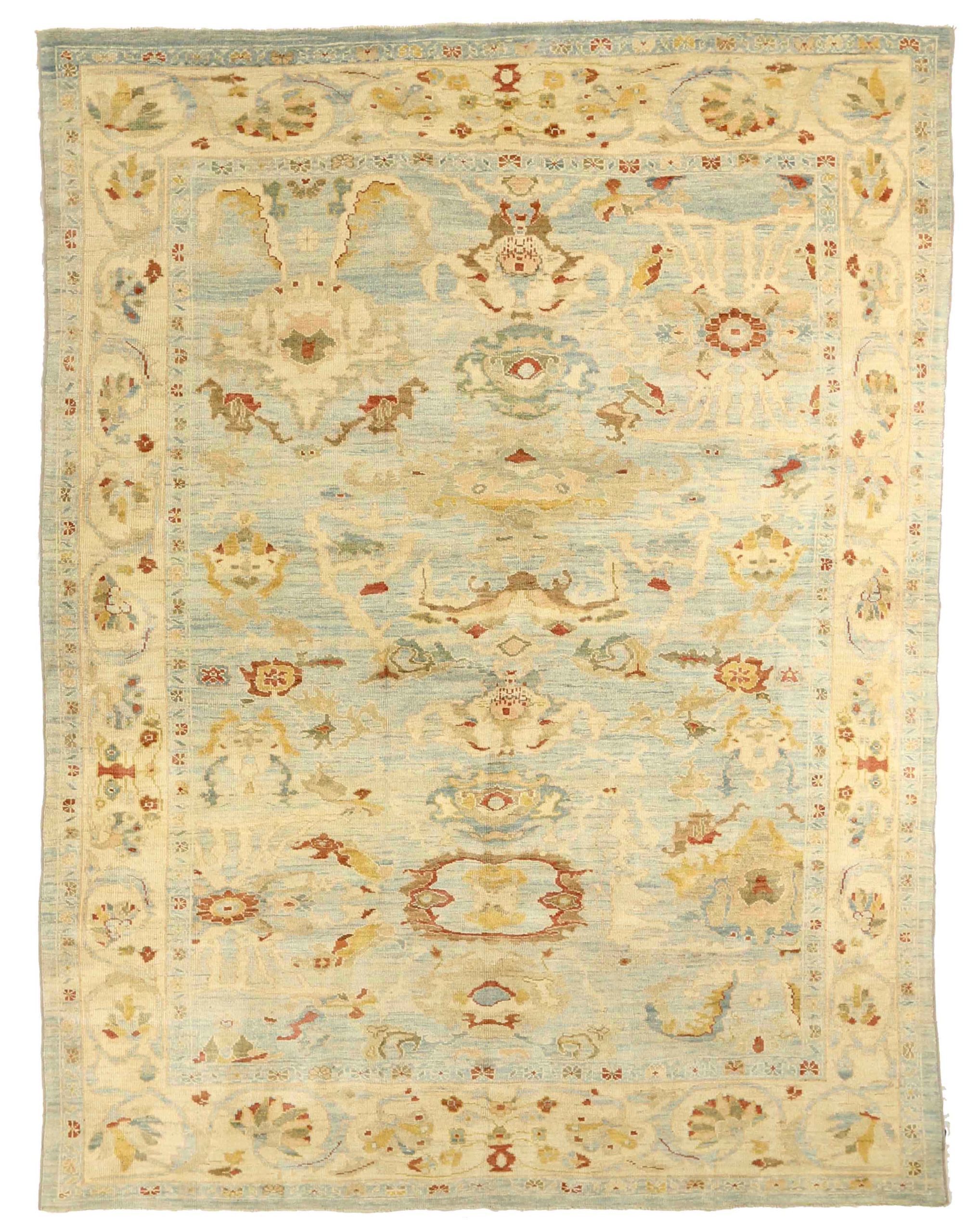Thumbnail 7 for Persian Oushak Transitional Rug 67041