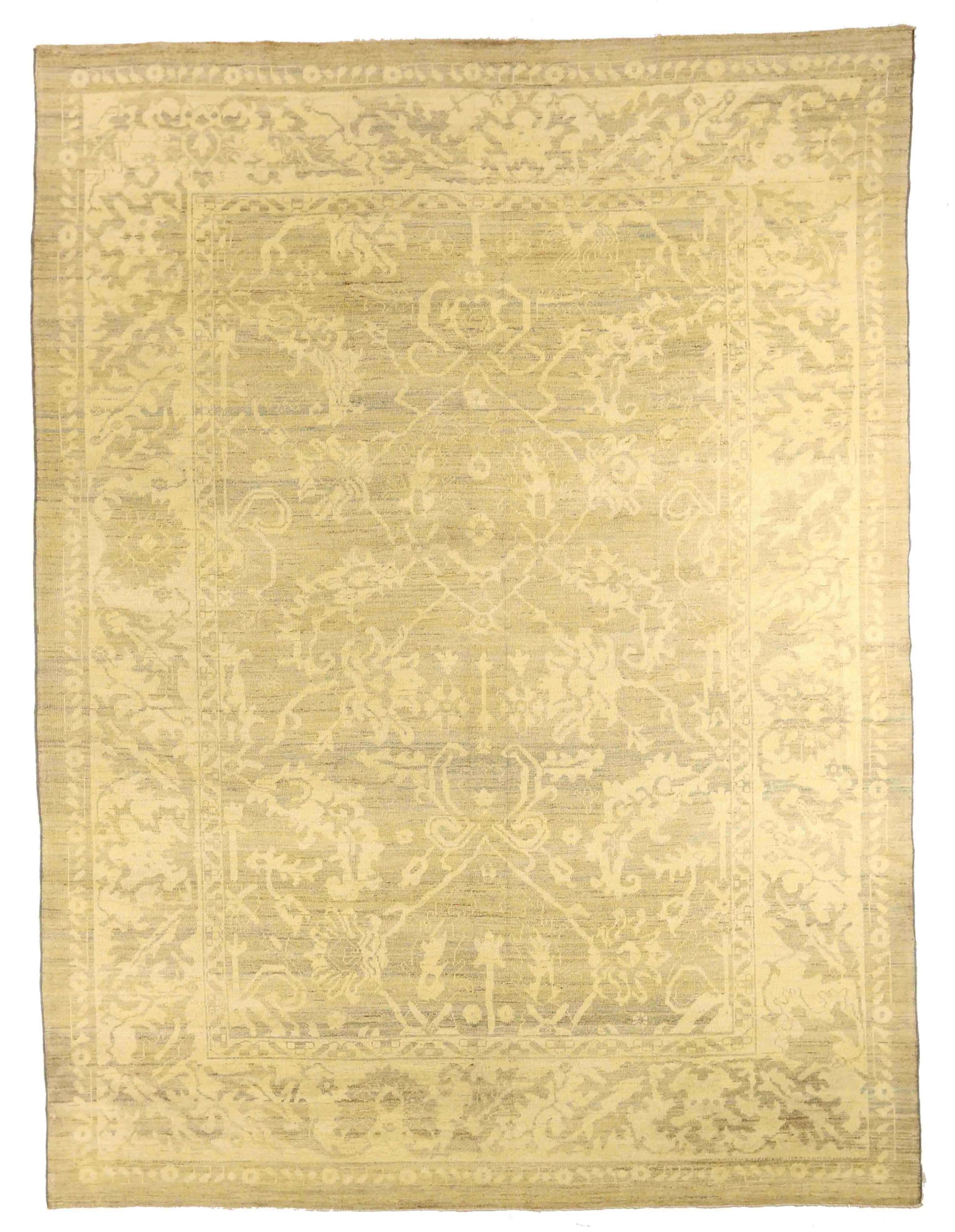 Thumbnail 13 for Persian Oushak Transitional Rug 67053
