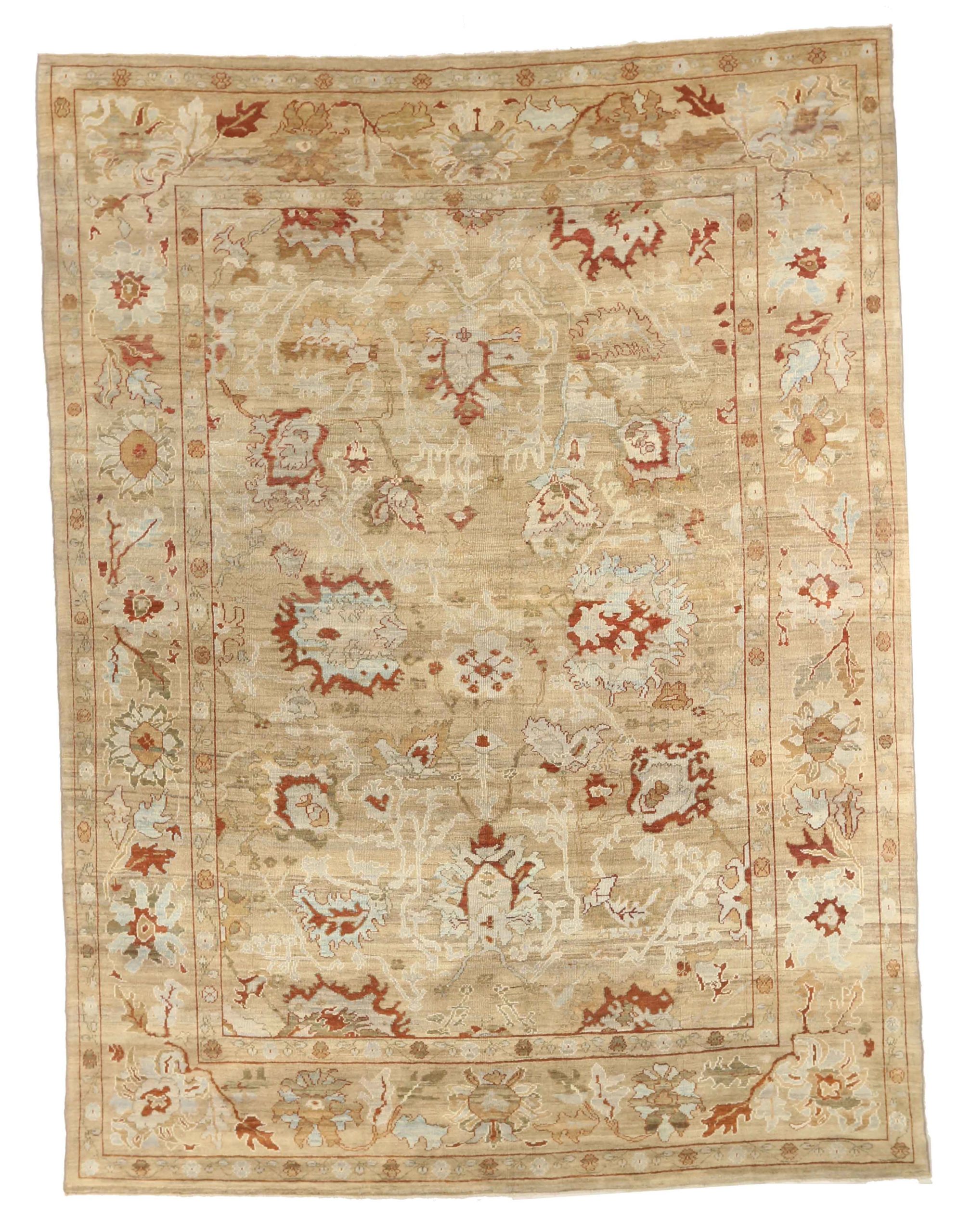 Thumbnail 13 for Persian Oushak Transitional Rug 67054