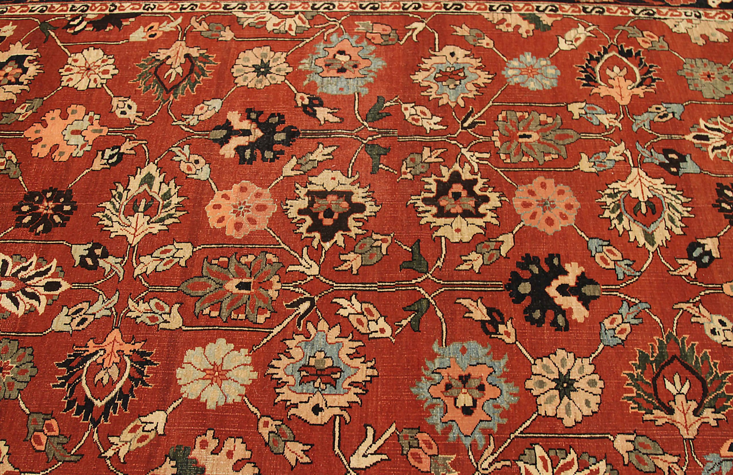 Thumbnail 6 for Antique Turkey Tabriz Traditional Rug 67090
