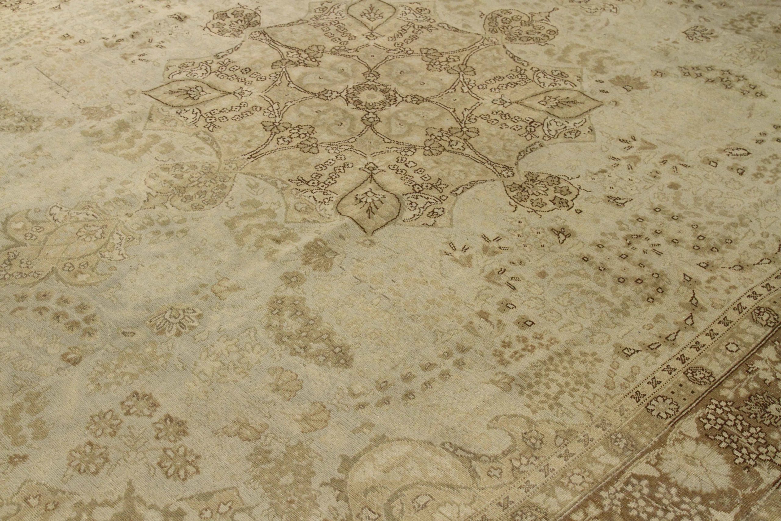 Thumbnail 6 for Antique Persian Tabriz Transitional Rug 67128