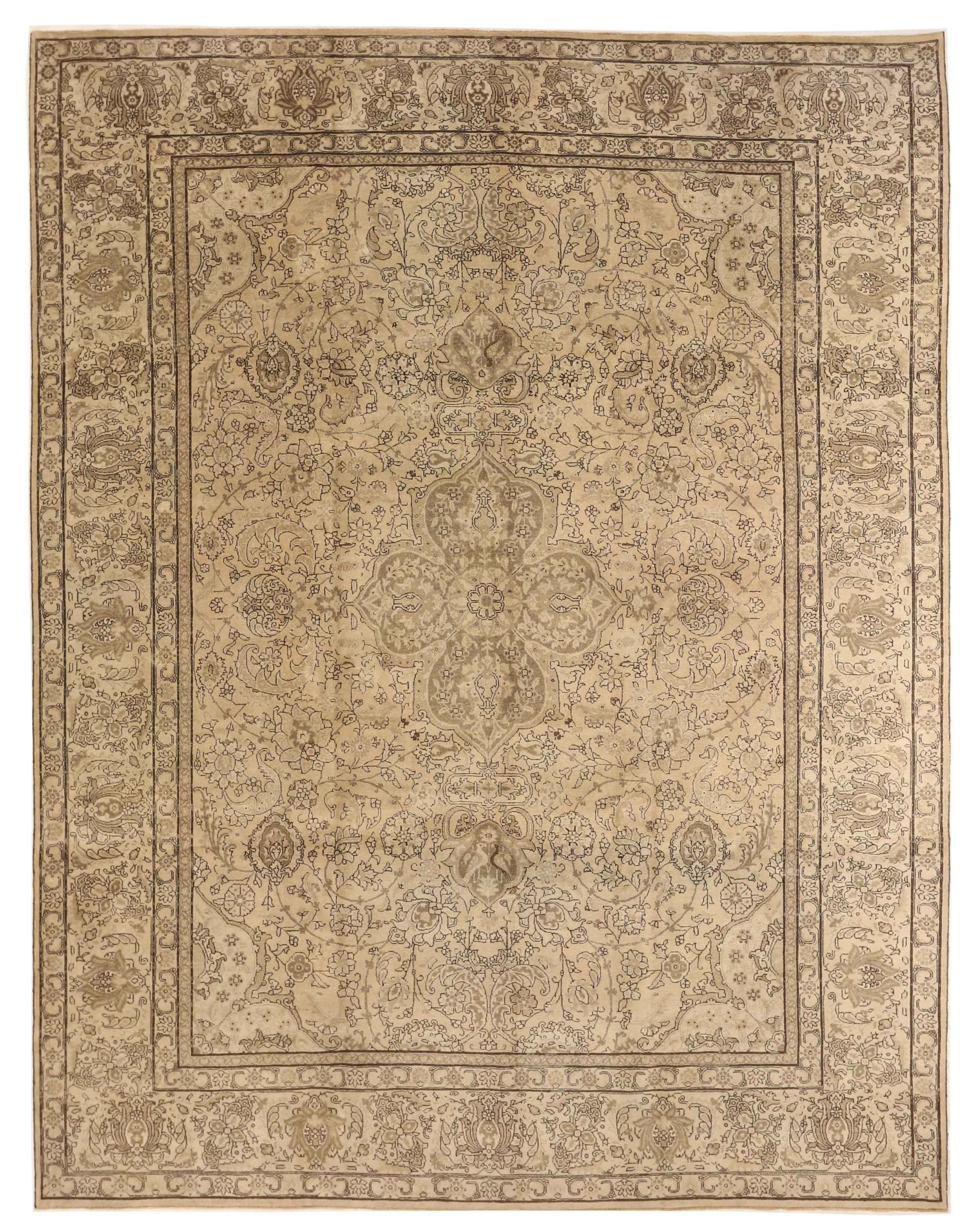 Thumbnail 7 for Antique Persian Tabriz Transitional Rug 67140