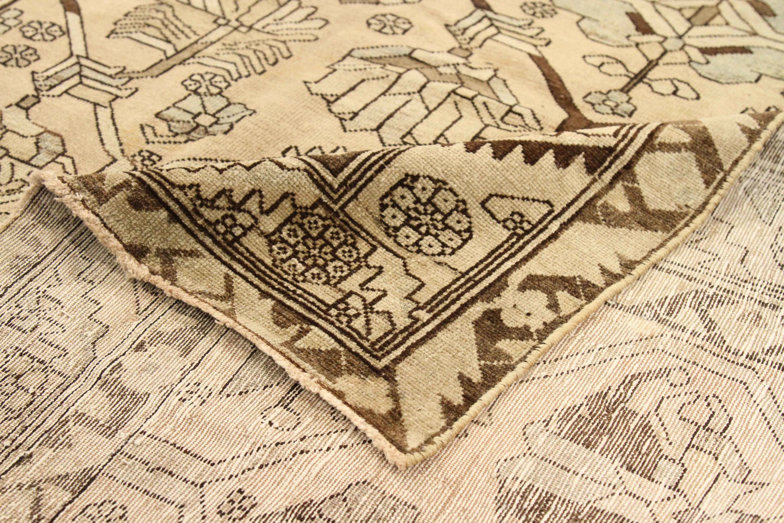 Thumbnail 9 for Antique Persian Bakhtiar Transitional Rug 67146