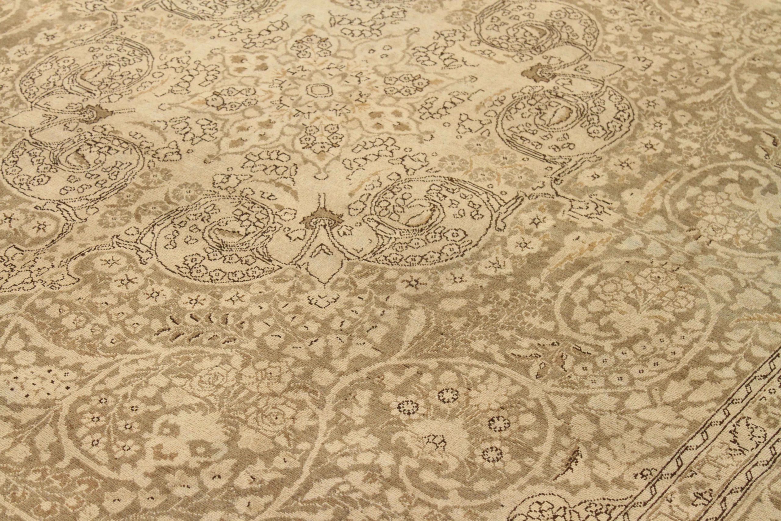 Thumbnail 13 for Antique Persian Tabriz Transitional Rug 67150