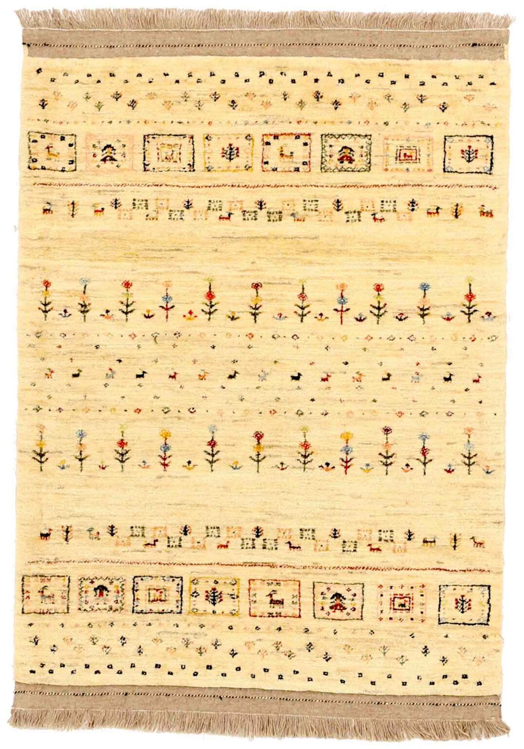 Thumbnail 12 for Antique Persian Gabbeh Transitional Rug 67160