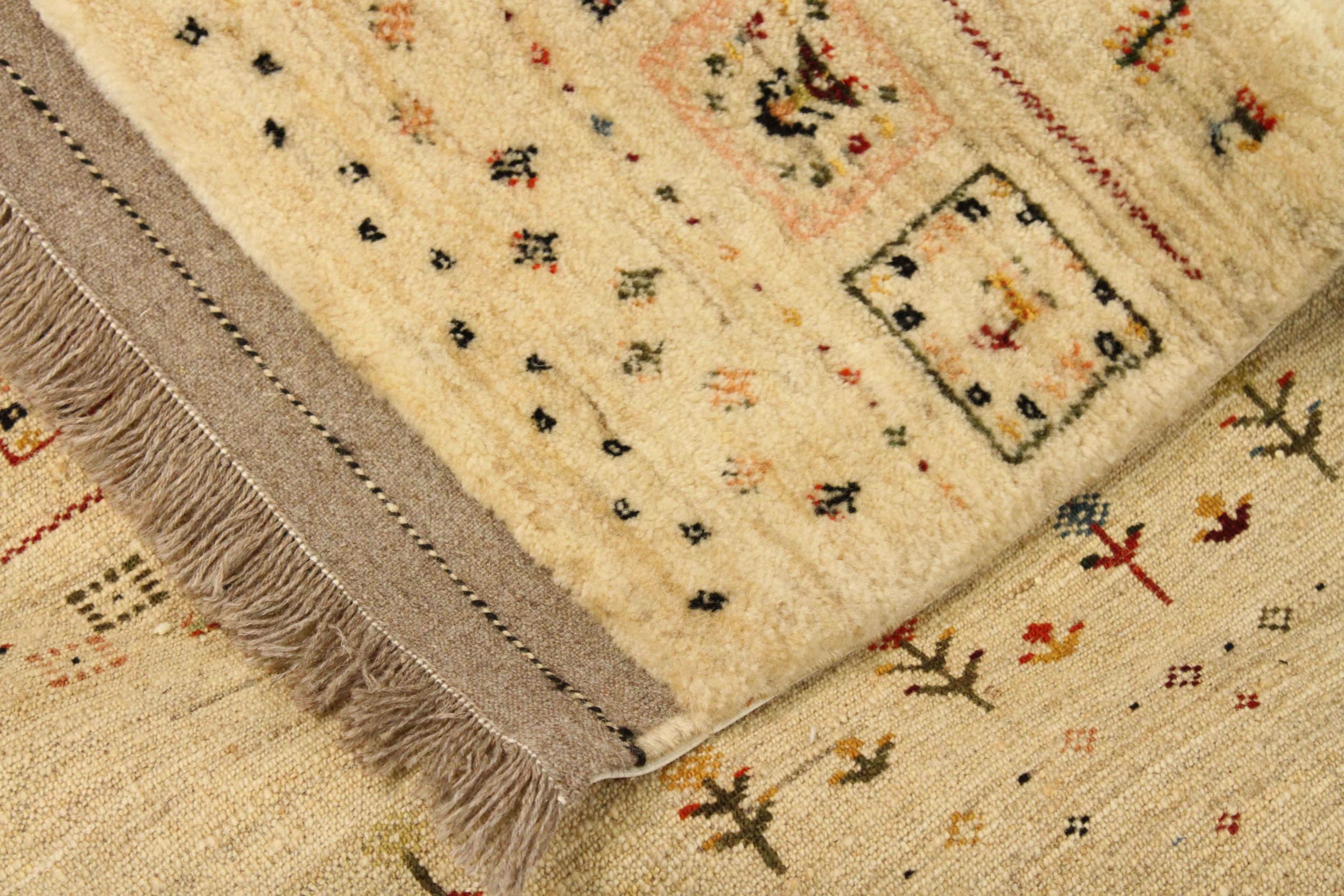 Thumbnail 3 for Antique Persian Gabbeh Transitional Rug 67160