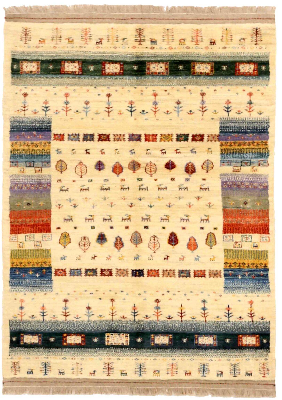 Thumbnail 13 for Antique Persian Gabbeh Transitional Rug 67162