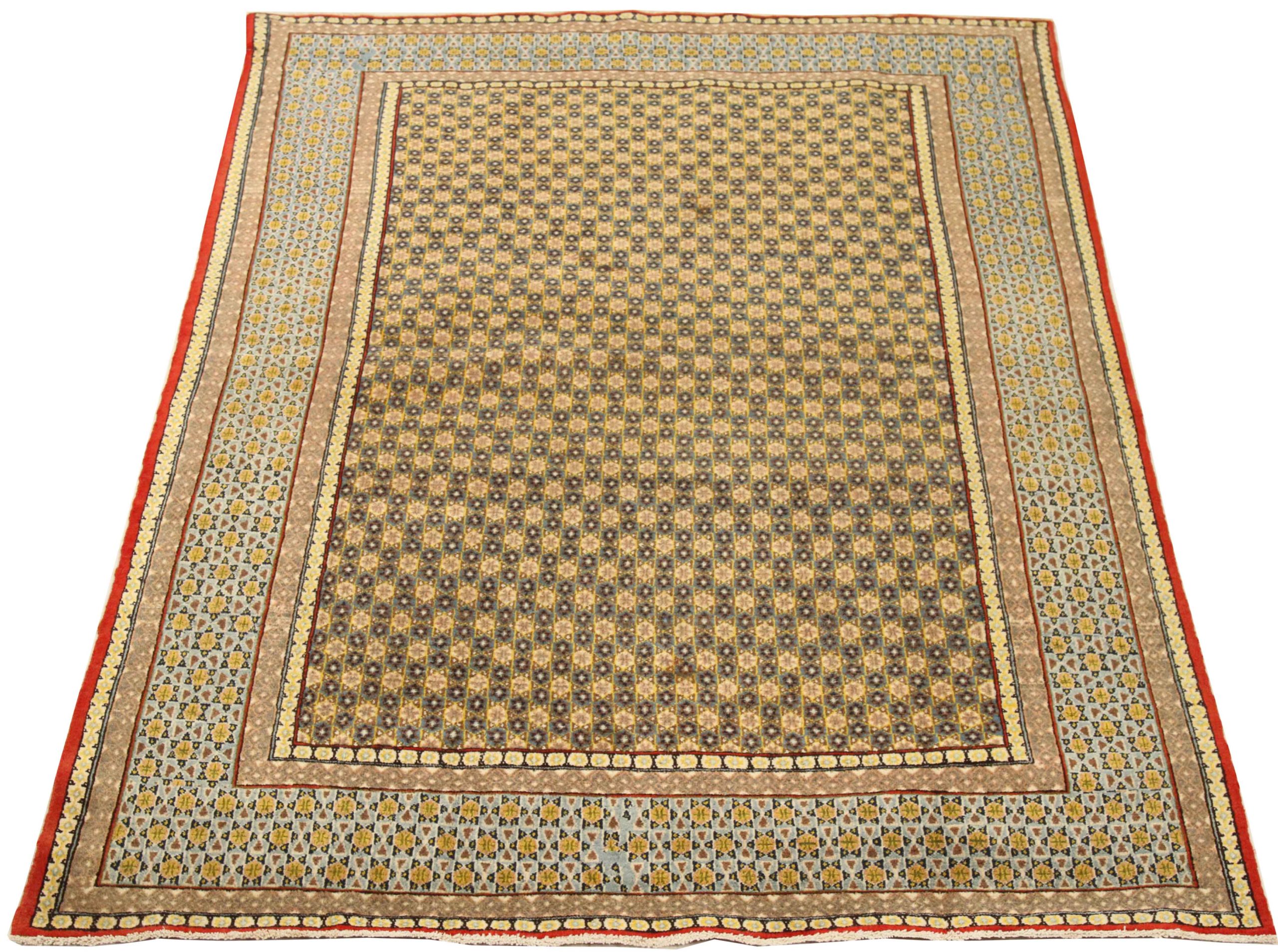 Thumbnail 9 for Antique Persian Qum Traditional Rug 67165