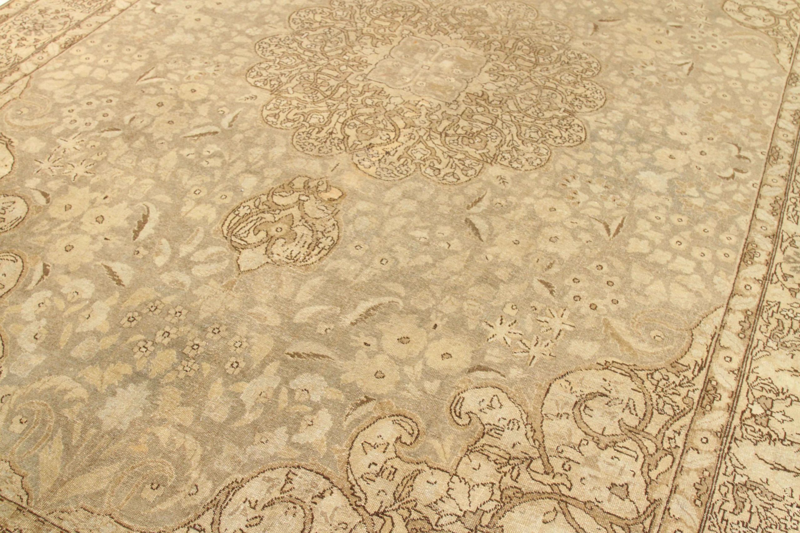 Thumbnail 15 for Antique Persian Tabriz Transitional Rug 67179