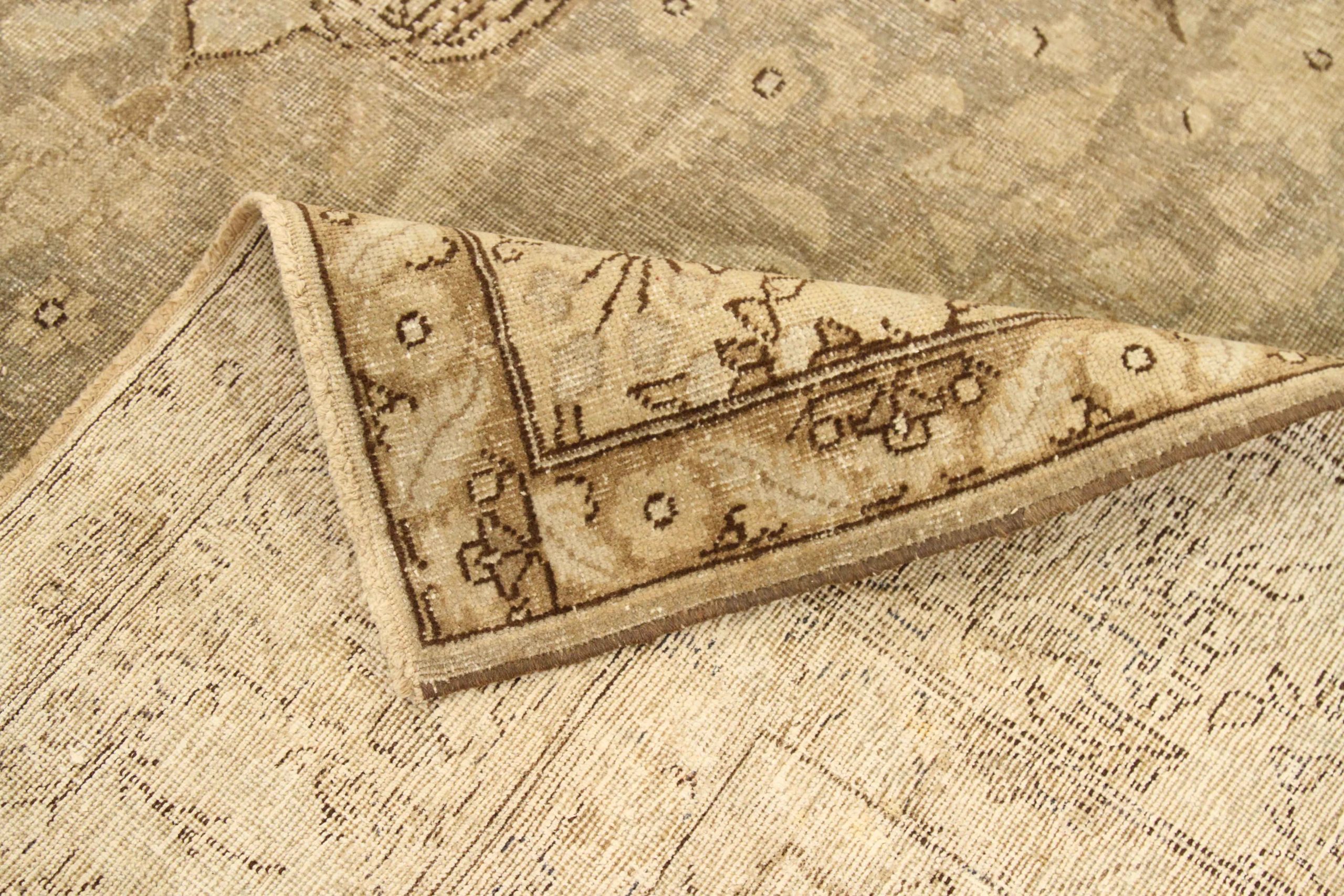 Thumbnail 8 for Antique Persian Tabriz Transitional Rug 67179