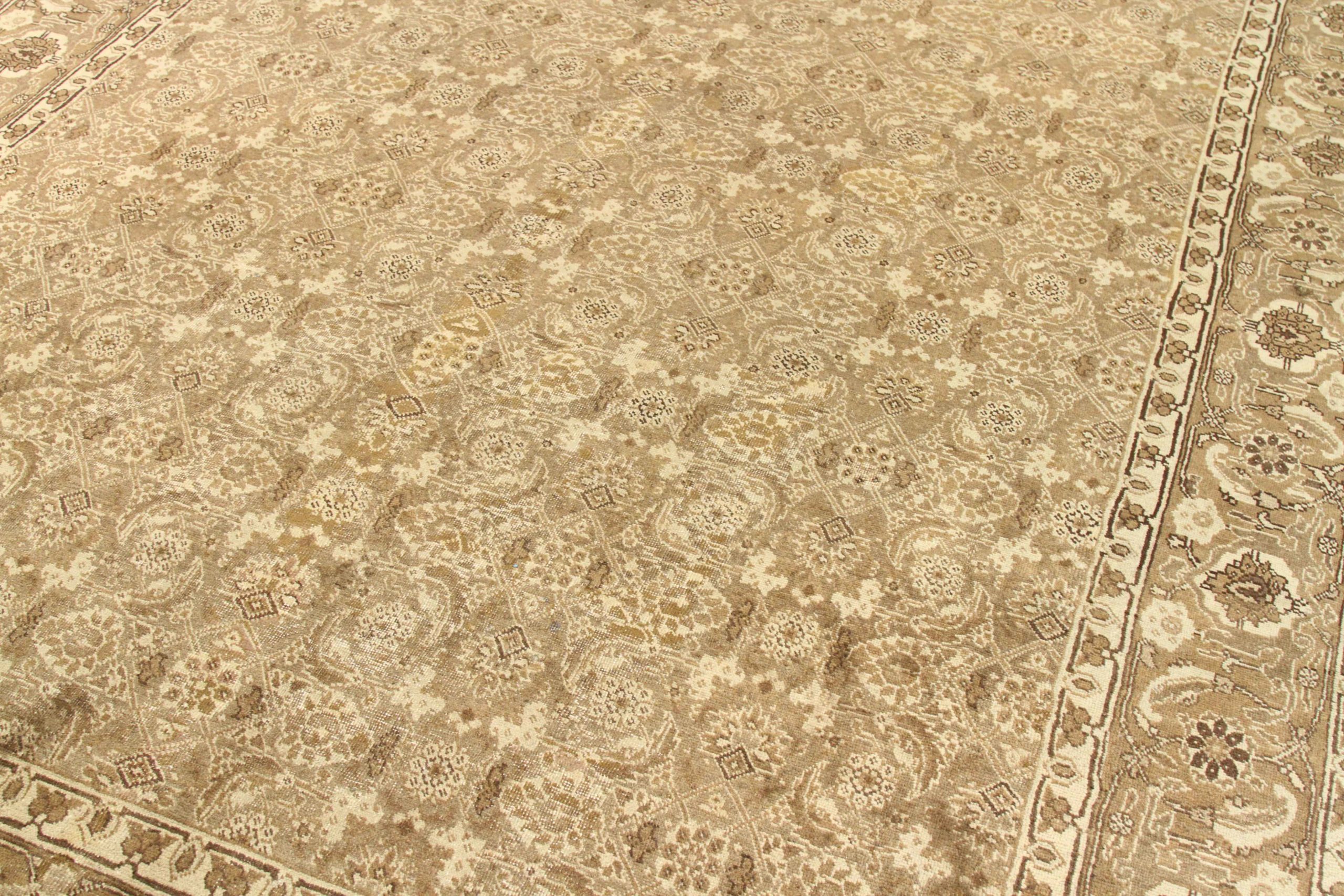 Thumbnail 9 for Antique Persian Tabriz Transitional Rug 67180