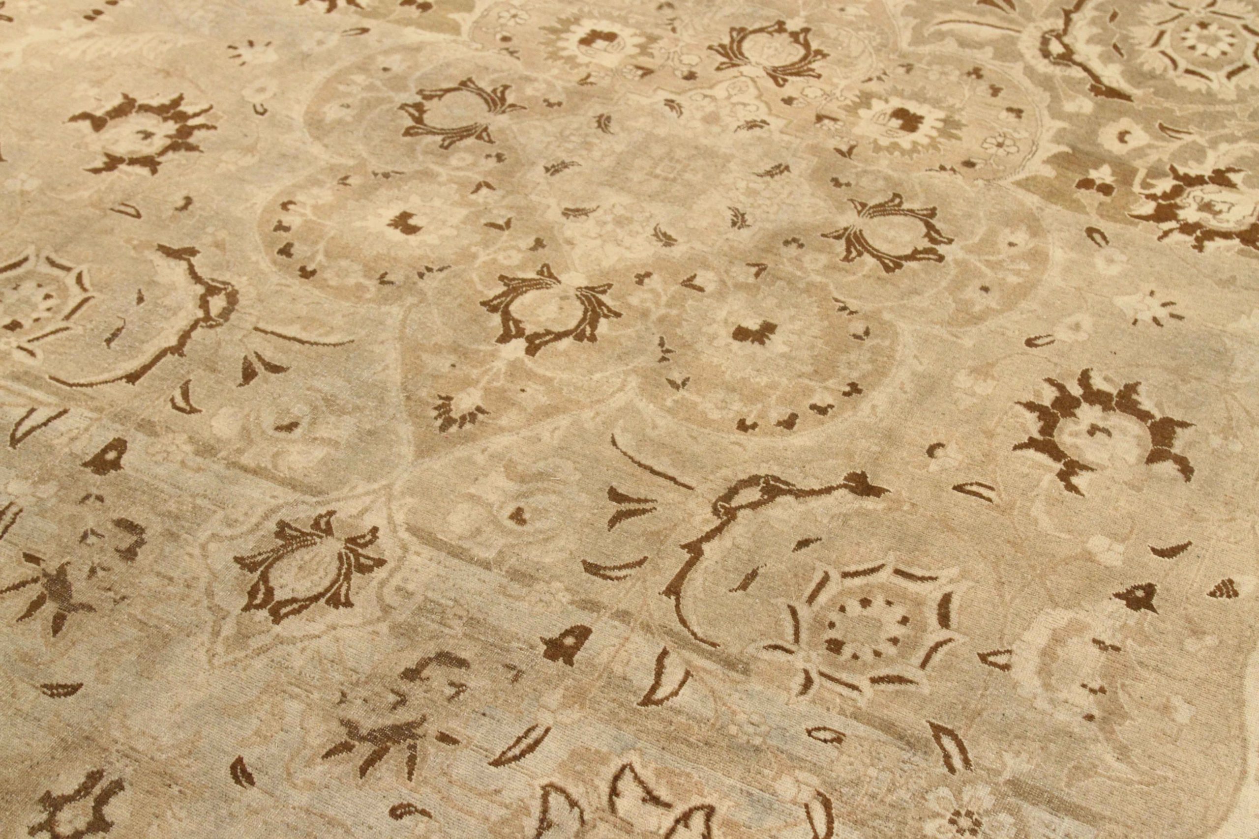 Thumbnail 11 for Antique Persian Tabriz Transitional Rug 67182