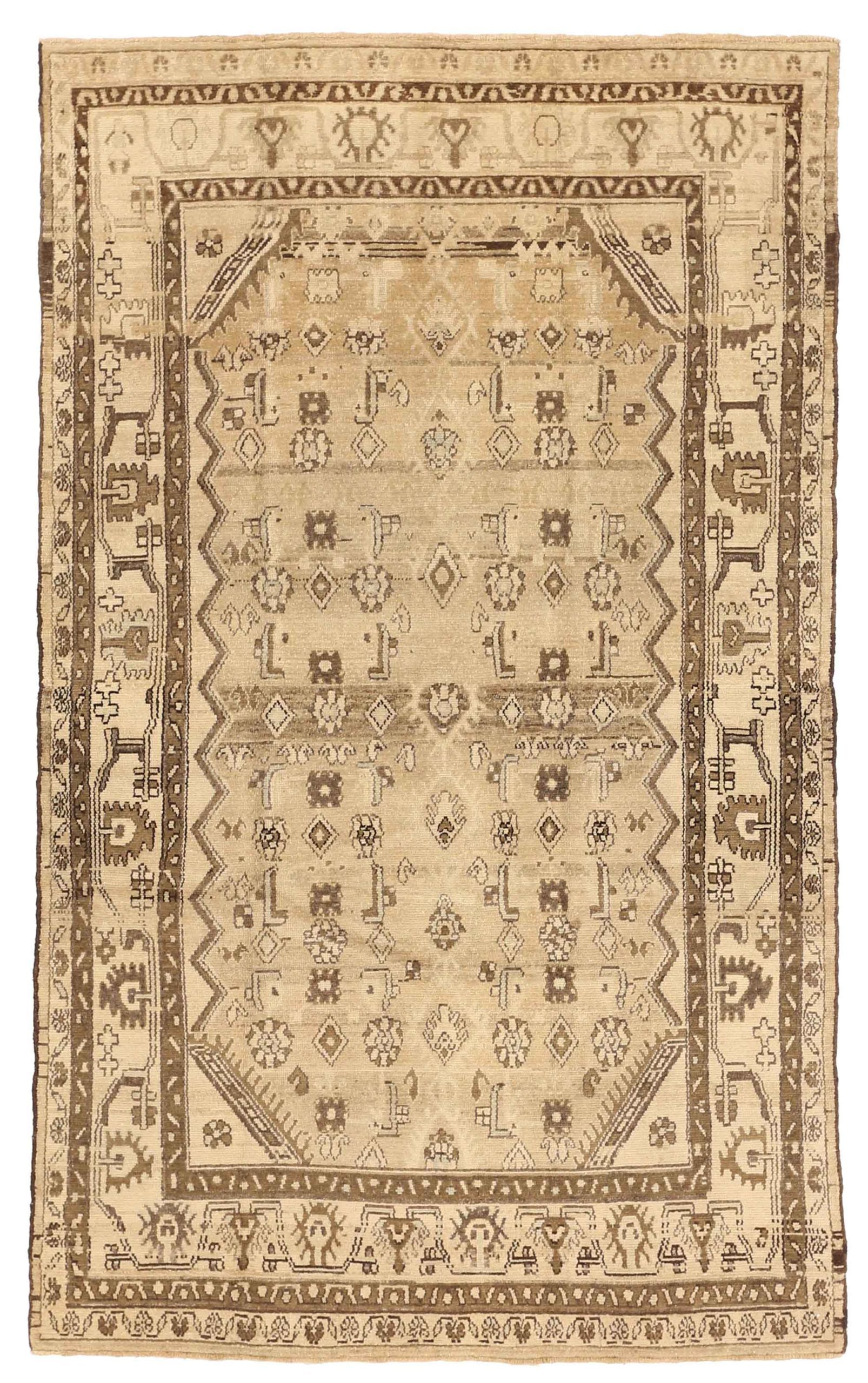 Thumbnail 8 for Antique Persian Malayer Transitional Rug 67184