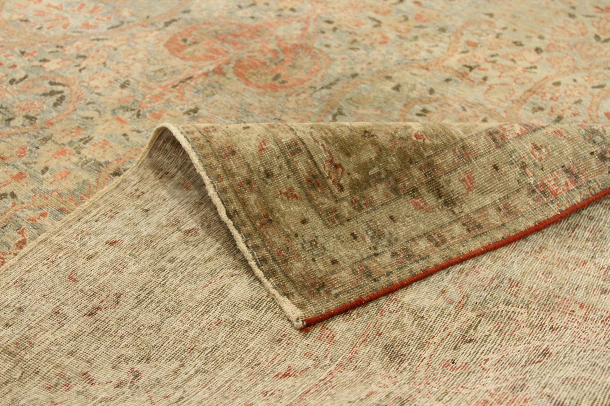 Thumbnail 10 for Antique Persian Tabriz Transitional Rug 67193