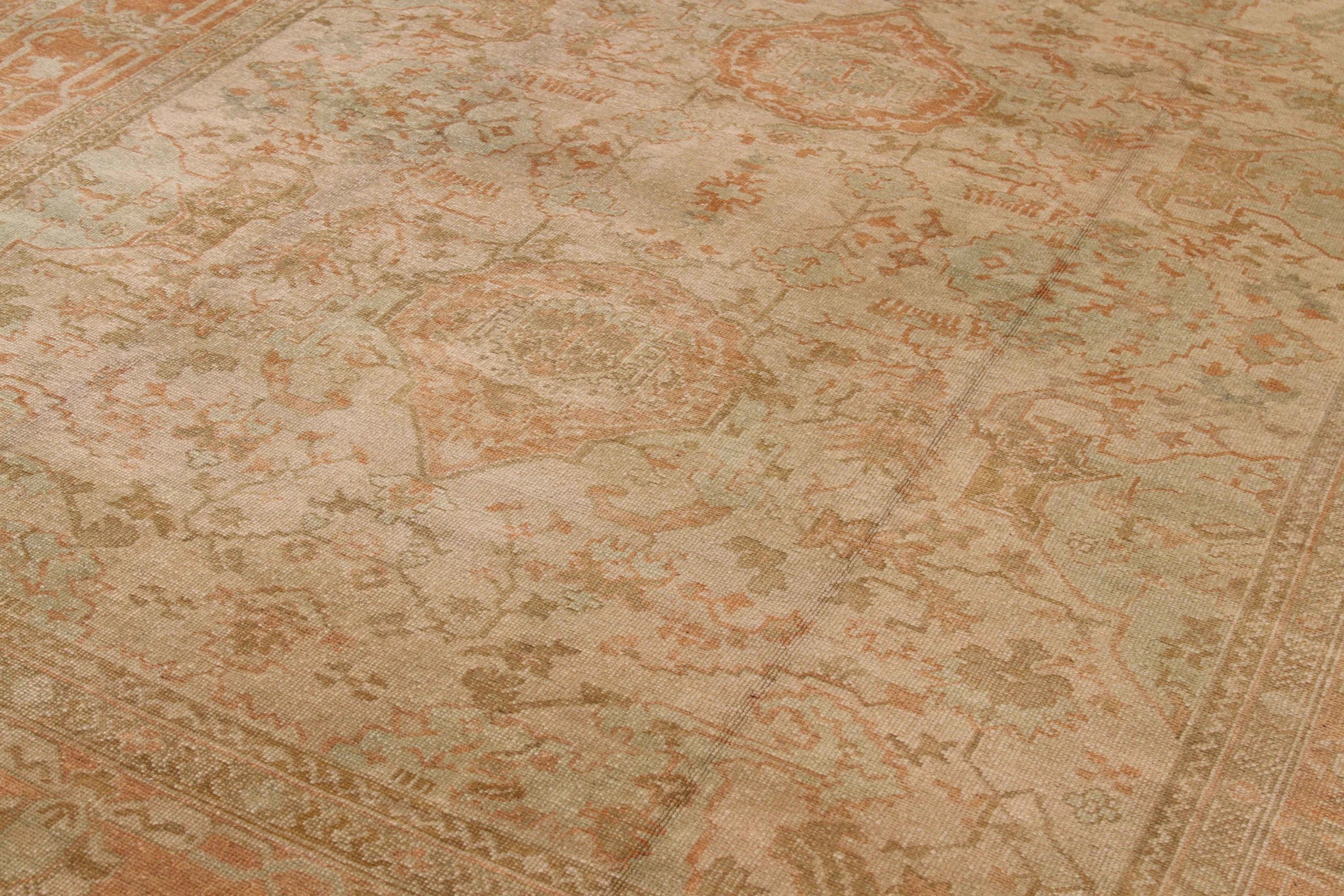 Thumbnail 7 for Persian Oushak Transitional Rug 67712