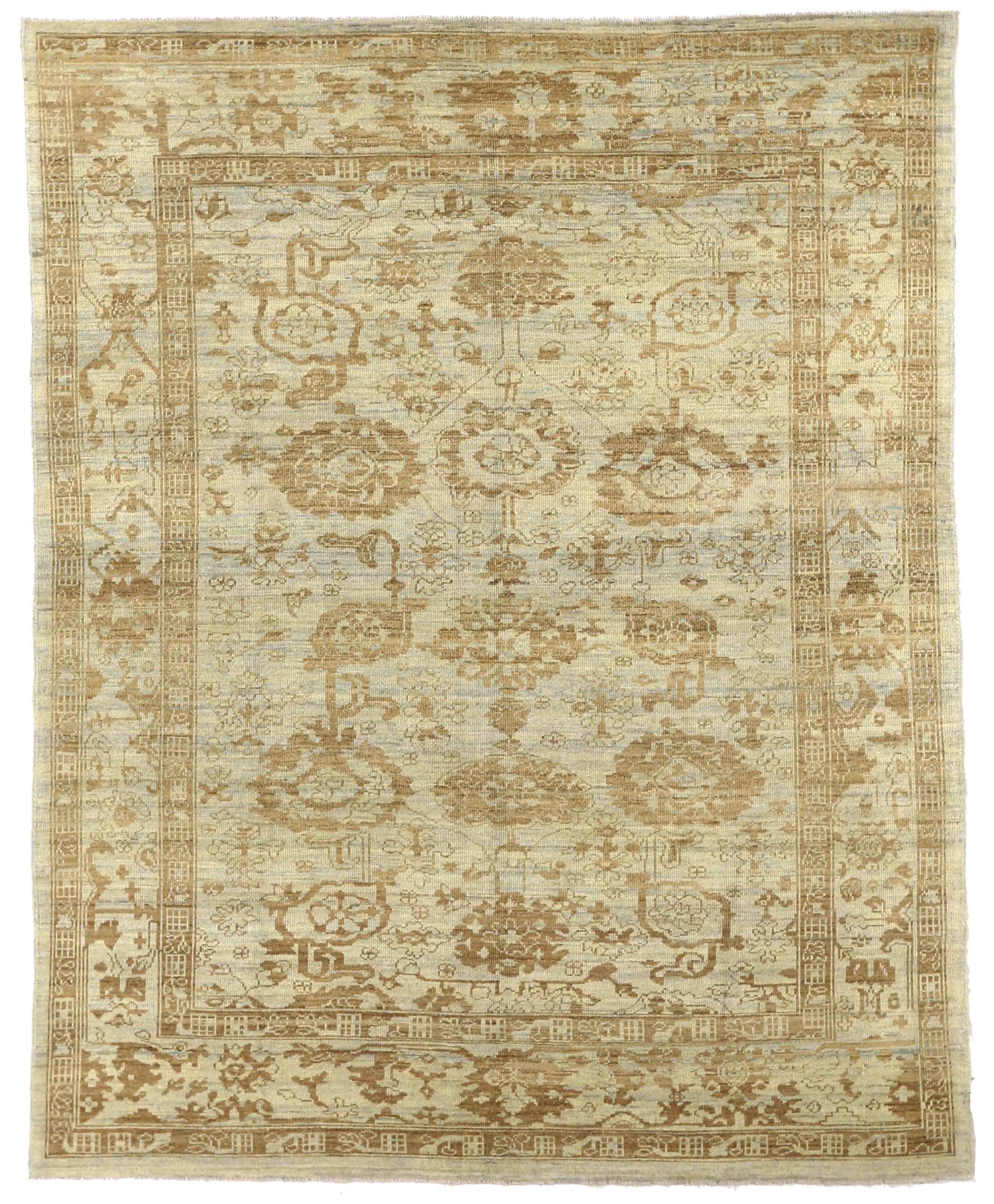 Thumbnail 5 for Persian Oushak Transitional Rug 67741