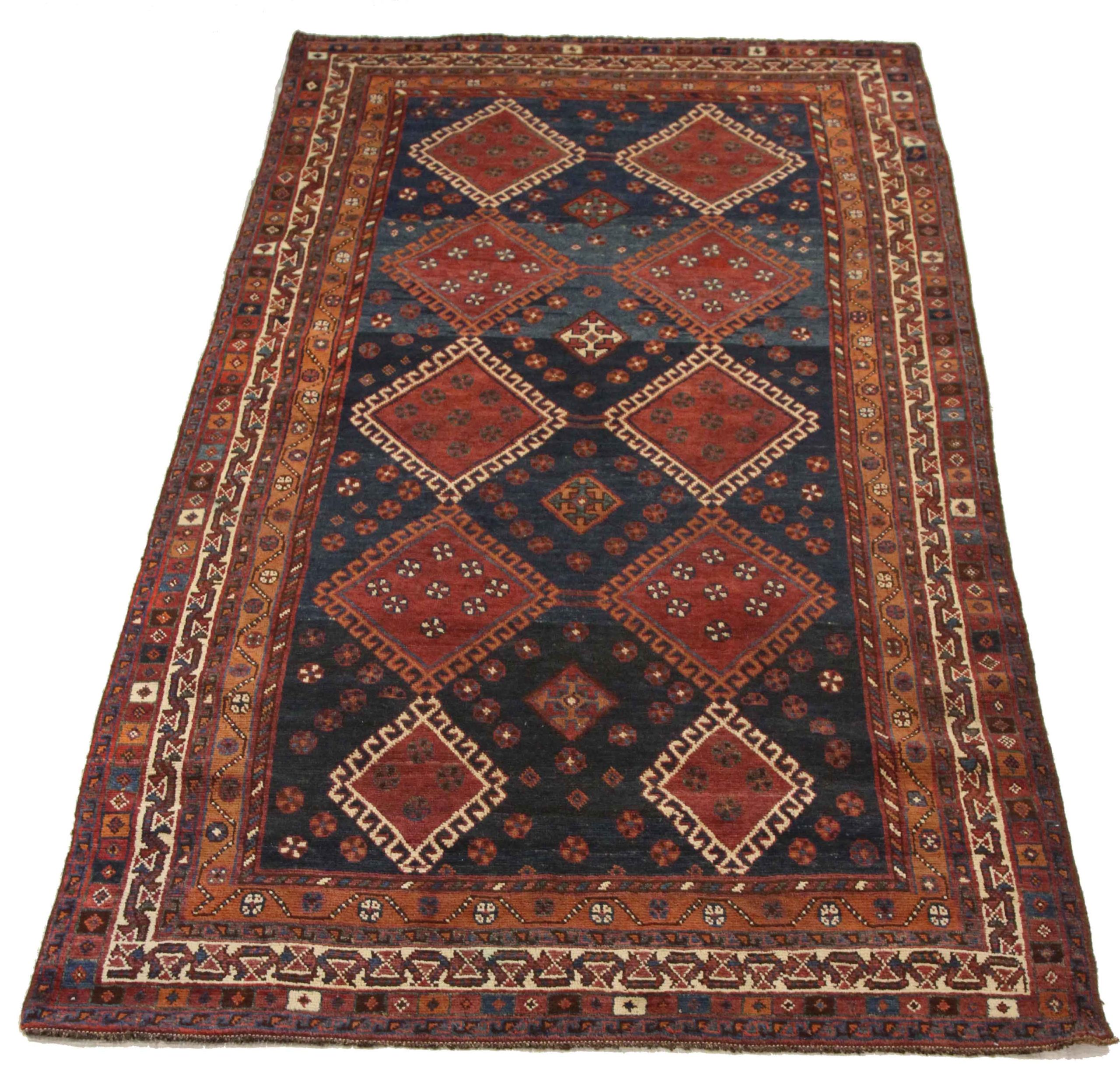 Thumbnail 11 for Antique Persian Shiraz Traditional Rug 67867