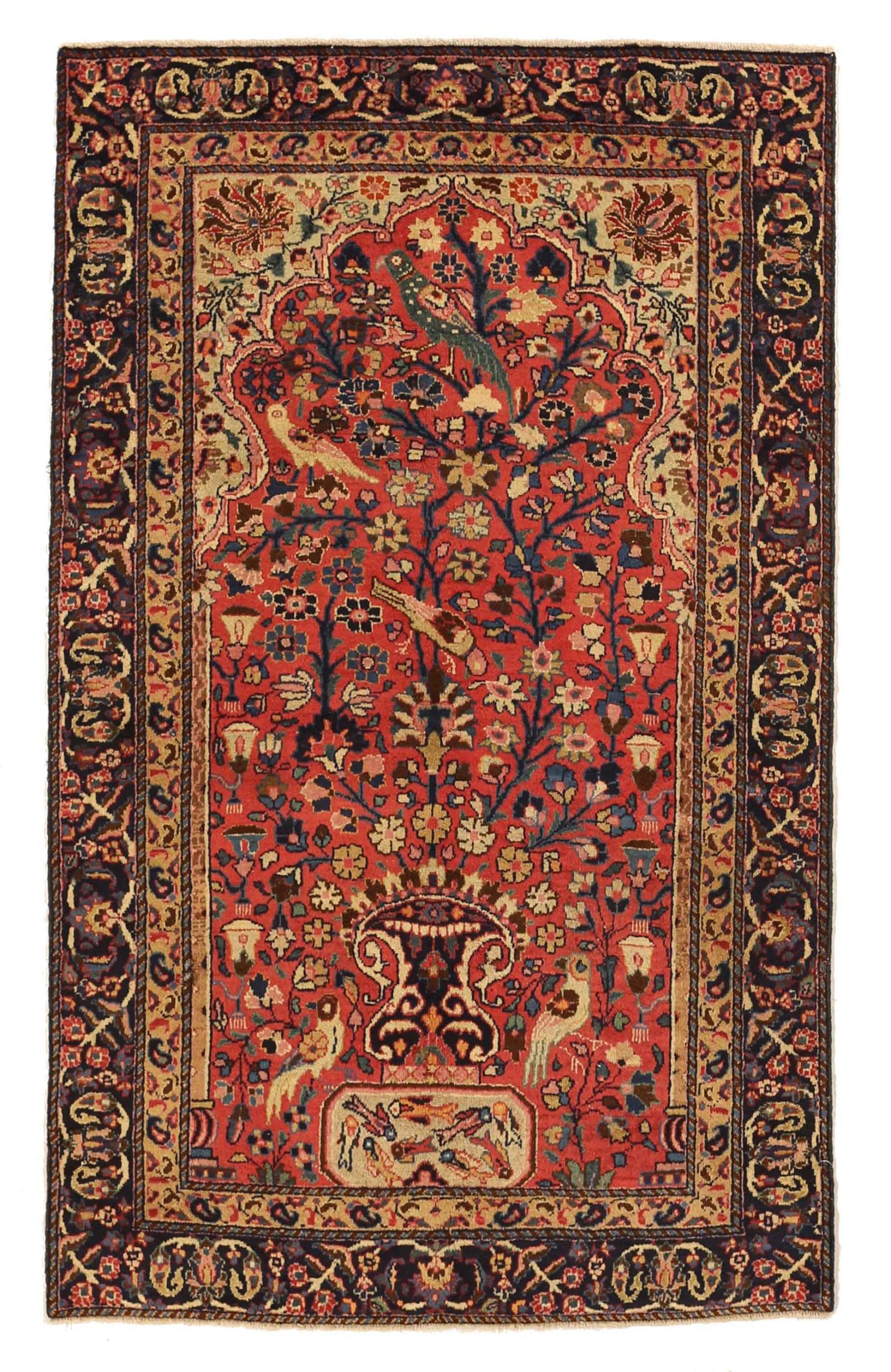 Thumbnail 9 for Antique Persian Mashad Traditional Rug 67869