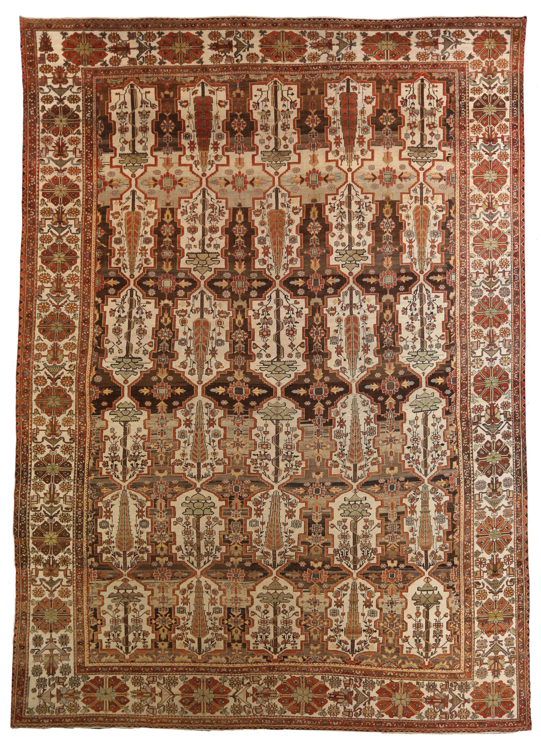 Thumbnail 9 for Antique Persian Bakhtiar Traditional Rug 67920