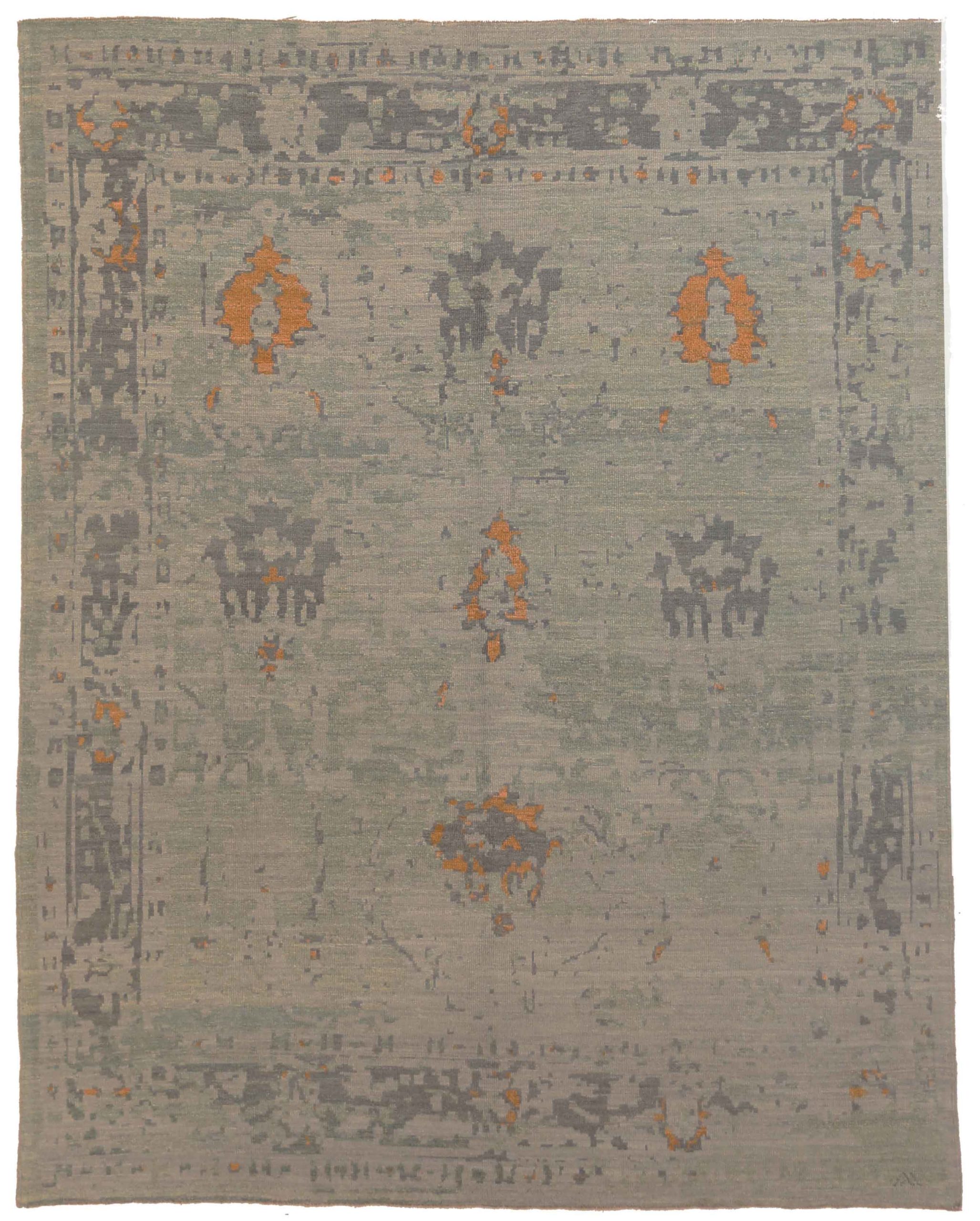 Thumbnail 9 for Persian Oushak Transitional Rug 68046