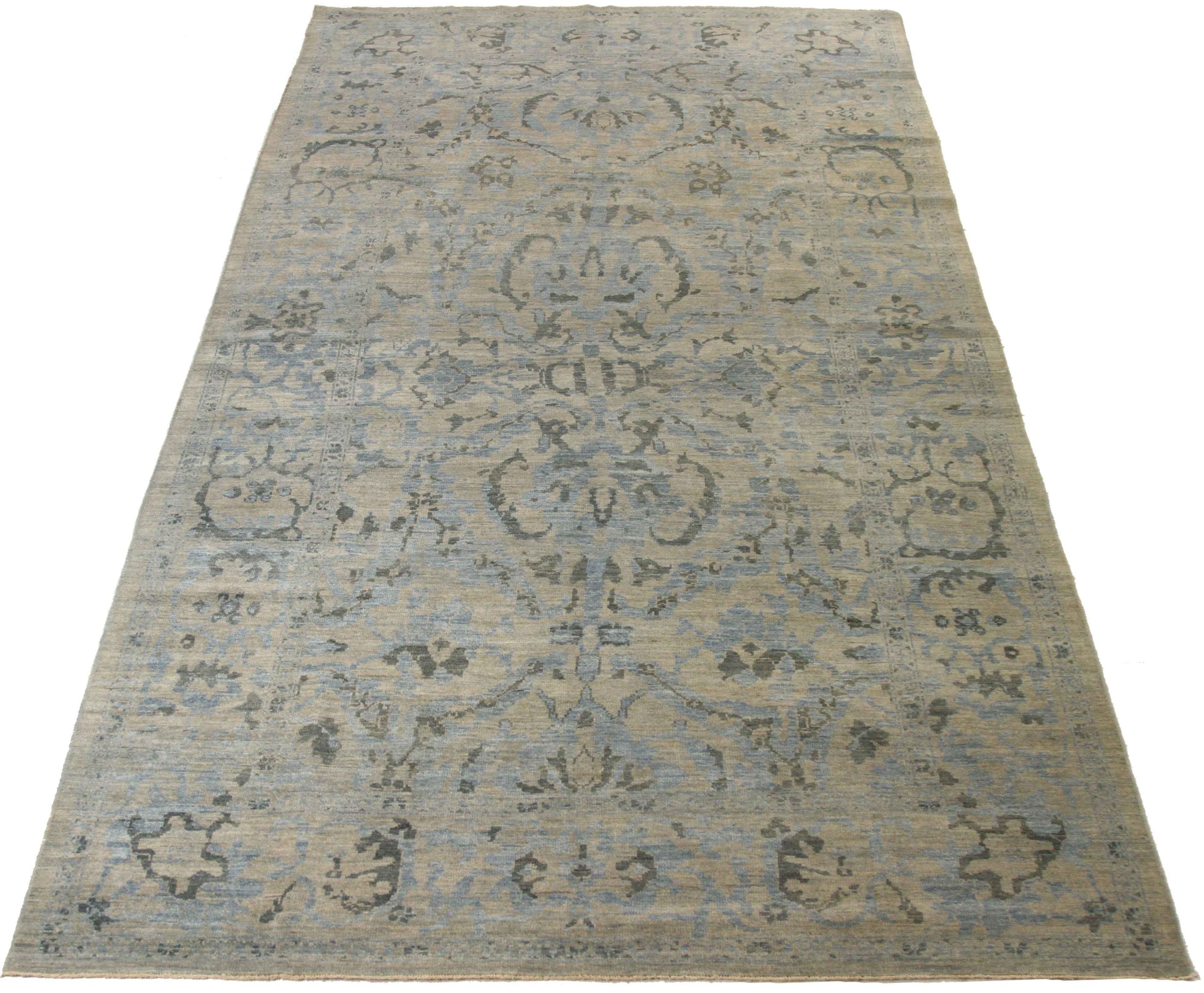 Thumbnail 7 for Persian Sultanabad Transitional Rug 68135