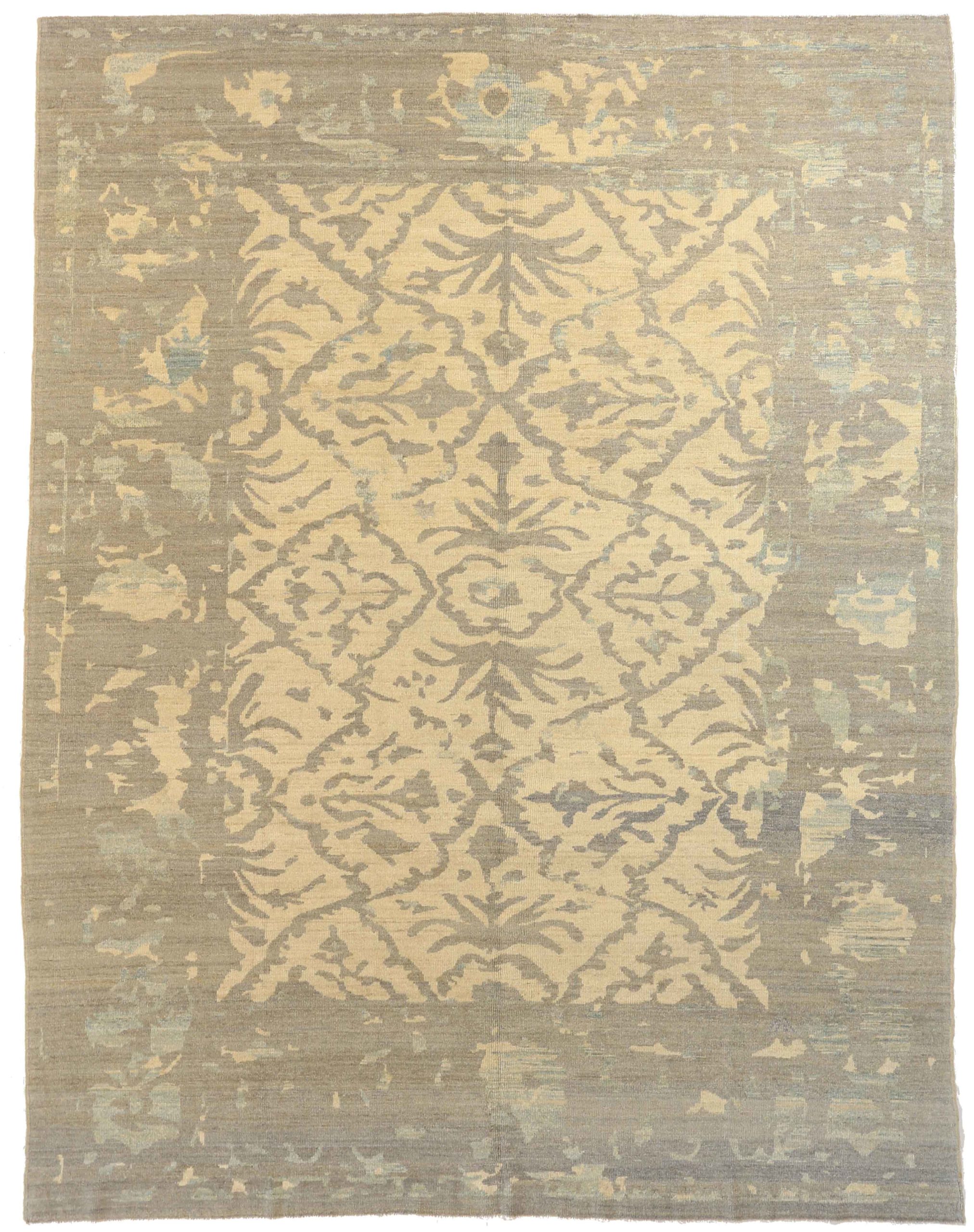 Thumbnail 5 for Persian Oushak Transitional Rug 68553